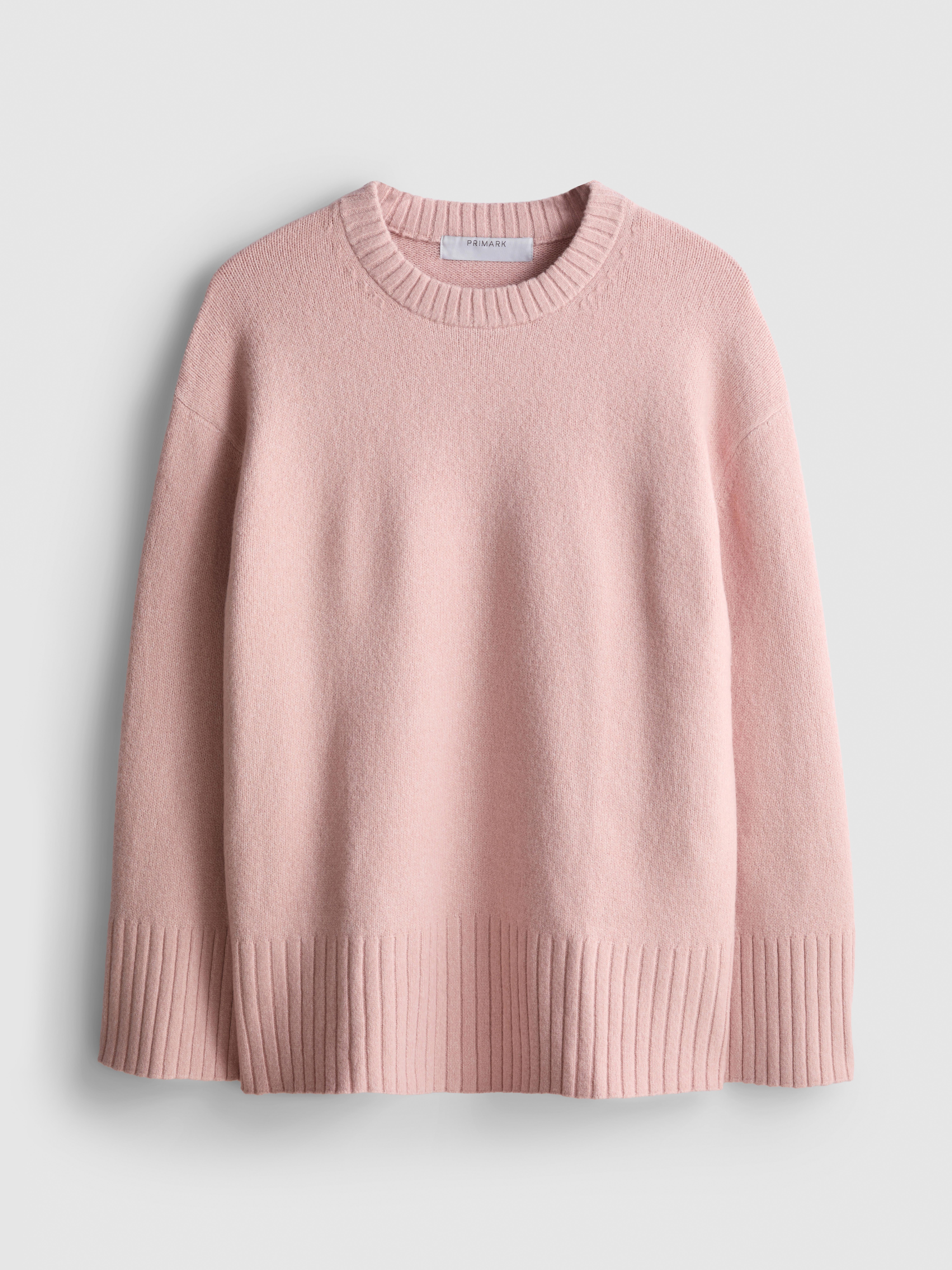 Knitted Wide-Sleeve Sweater