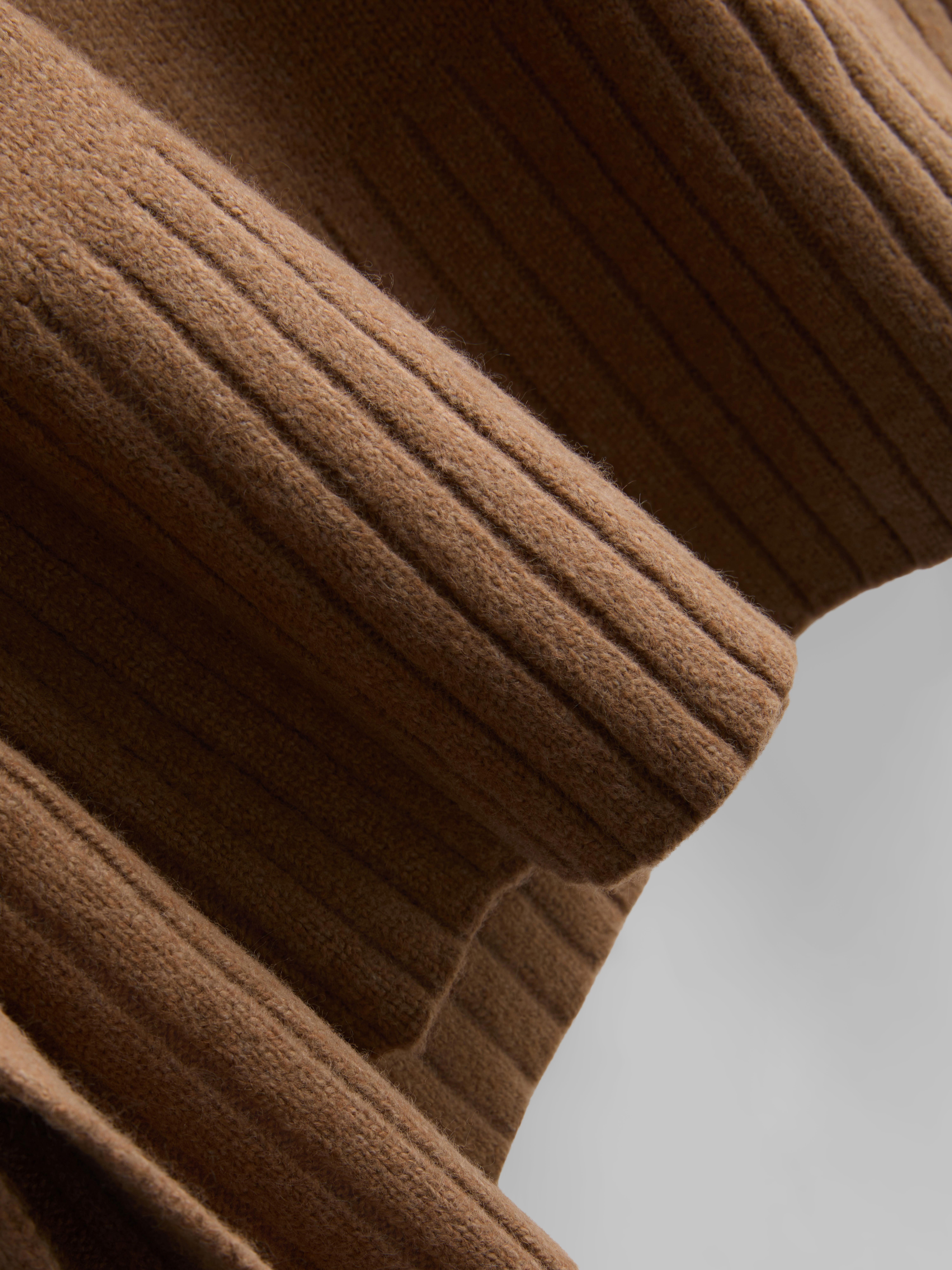 Knitted Wide-Sleeve Sweater