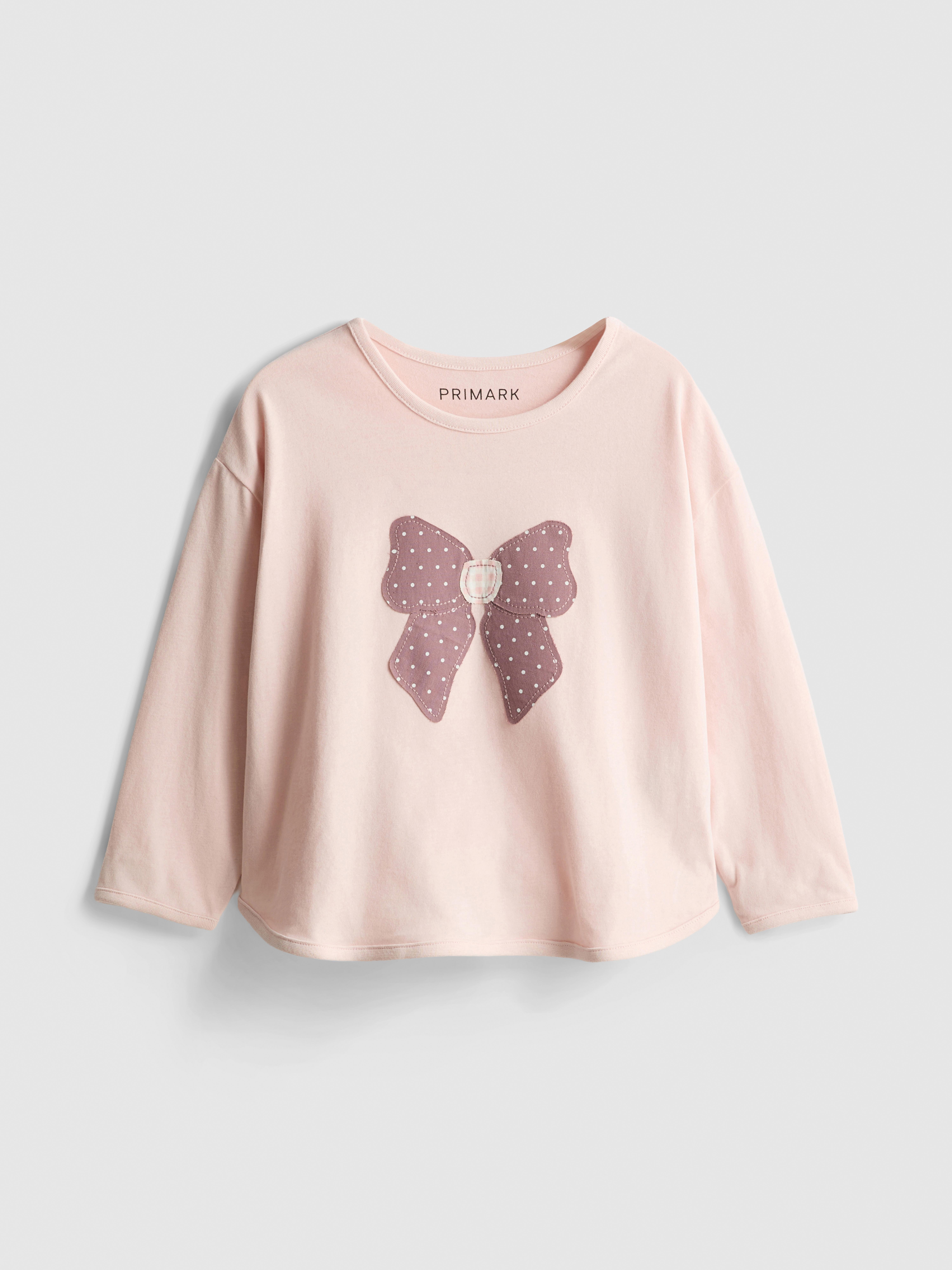 1-9yrs | Pure Cotton Appliqué Long Sleeve Top