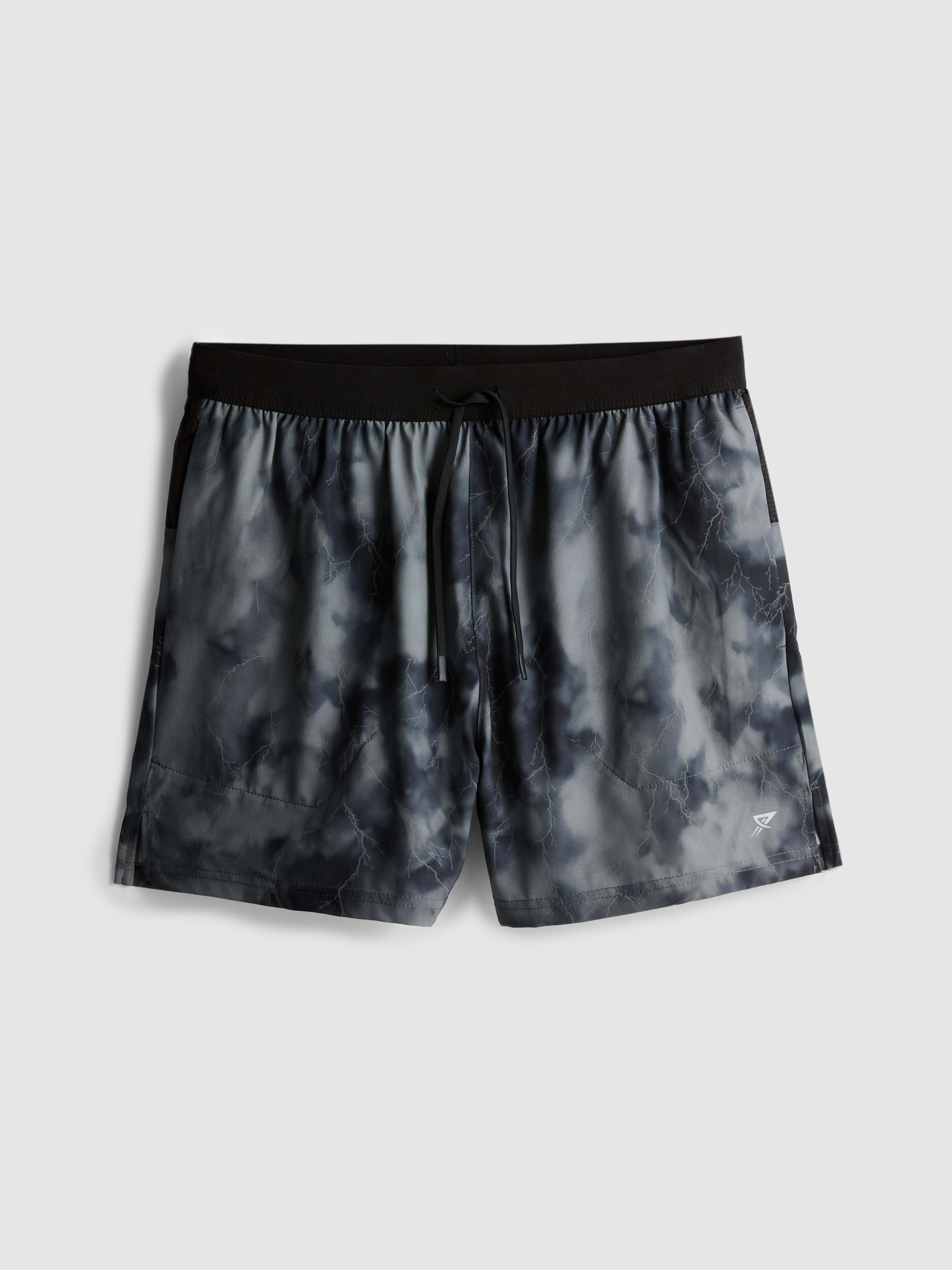 Reflective Printed Running Shorts