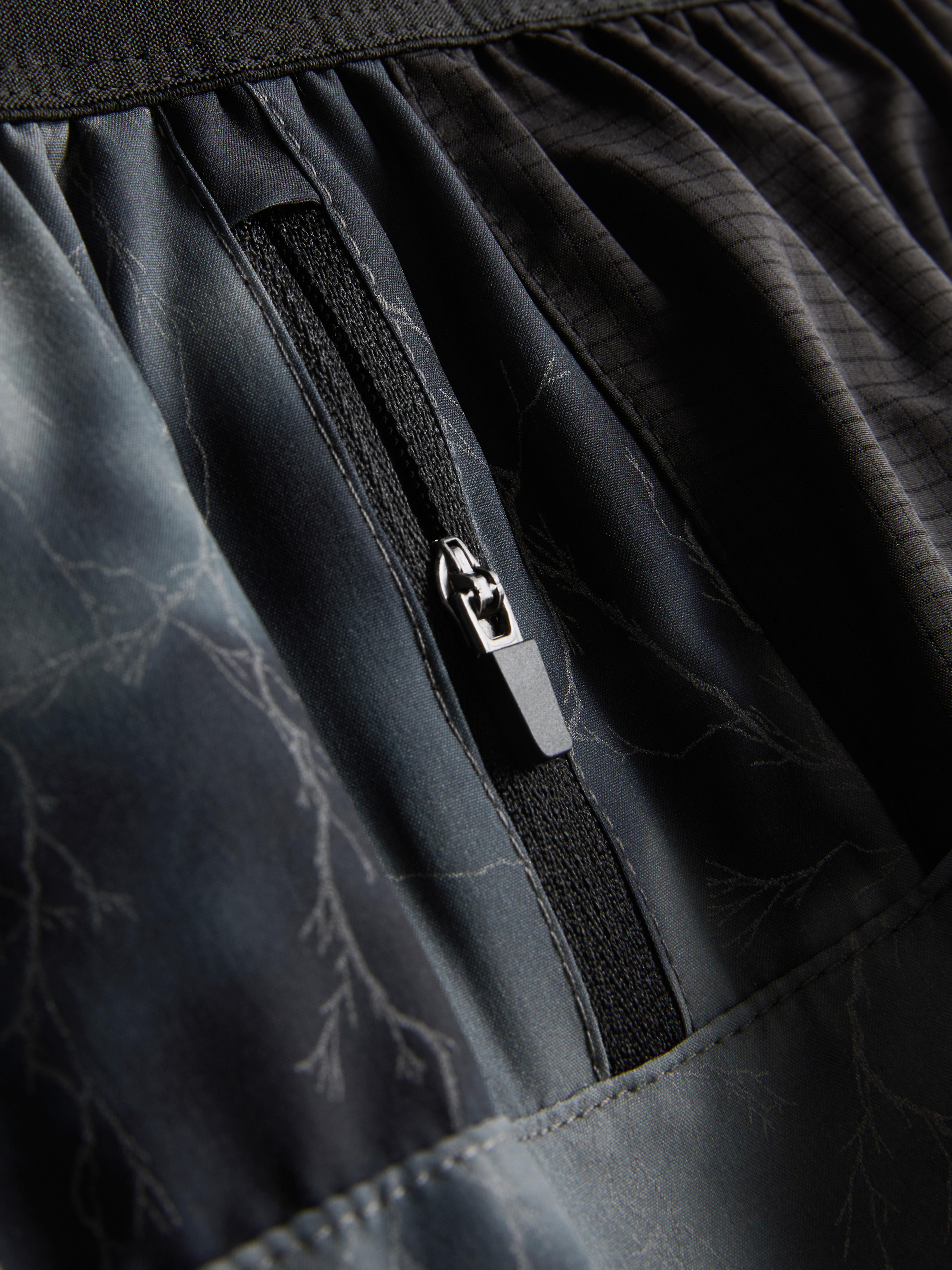 Reflective Printed Running Shorts