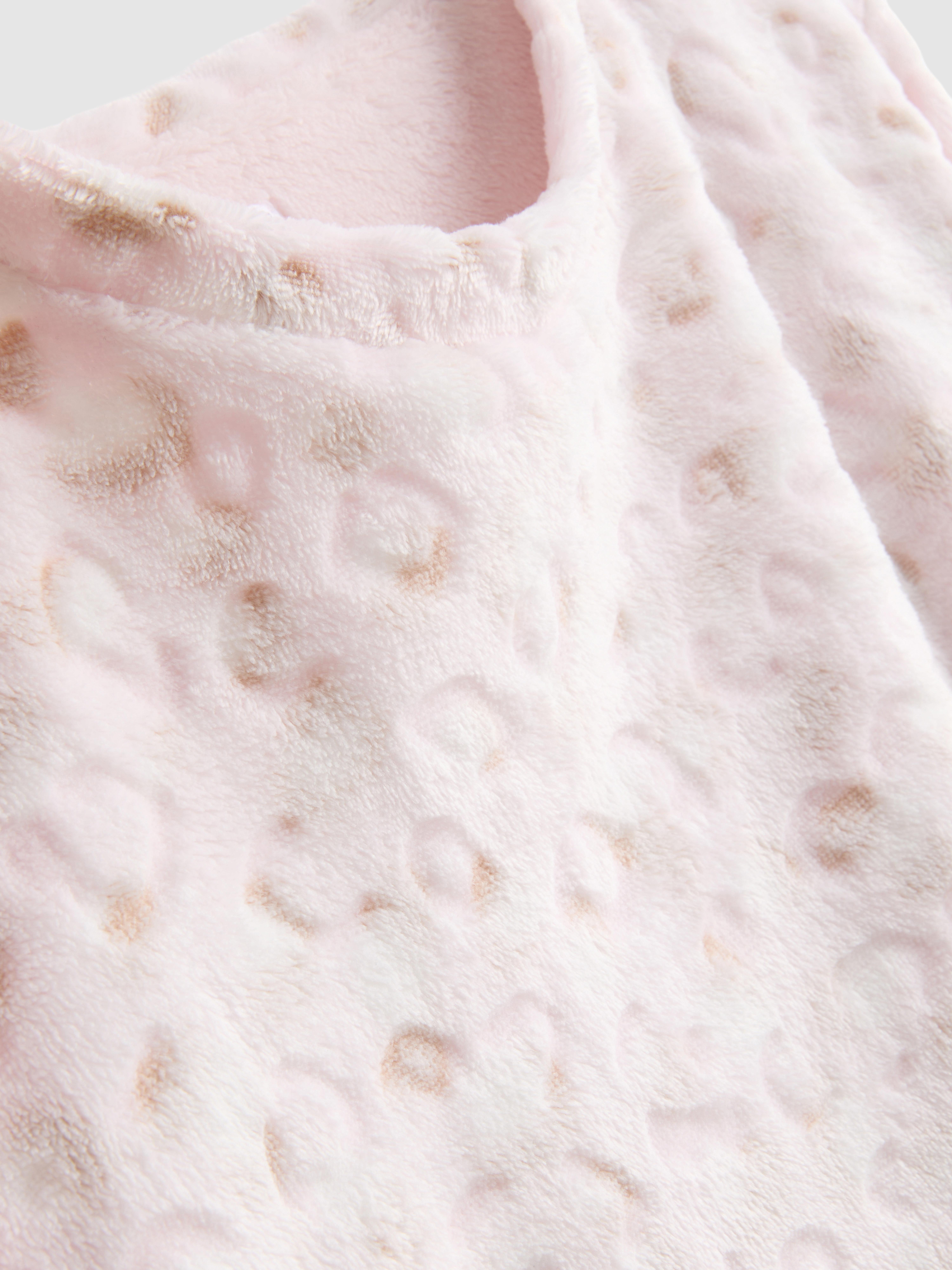 Plush Printed Sweatshirt Pajamas