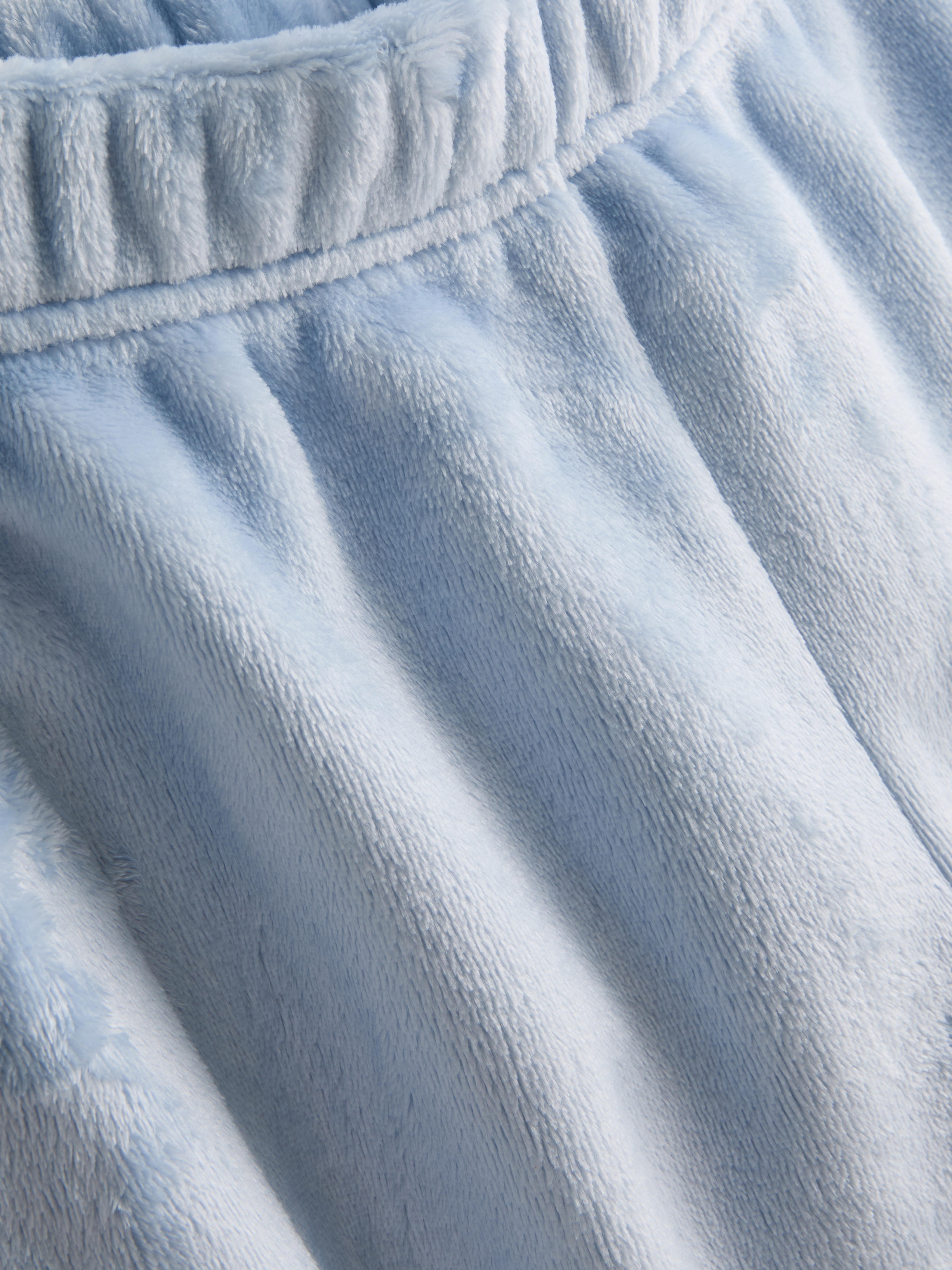 Plush Printed Sweatshirt Pajamas