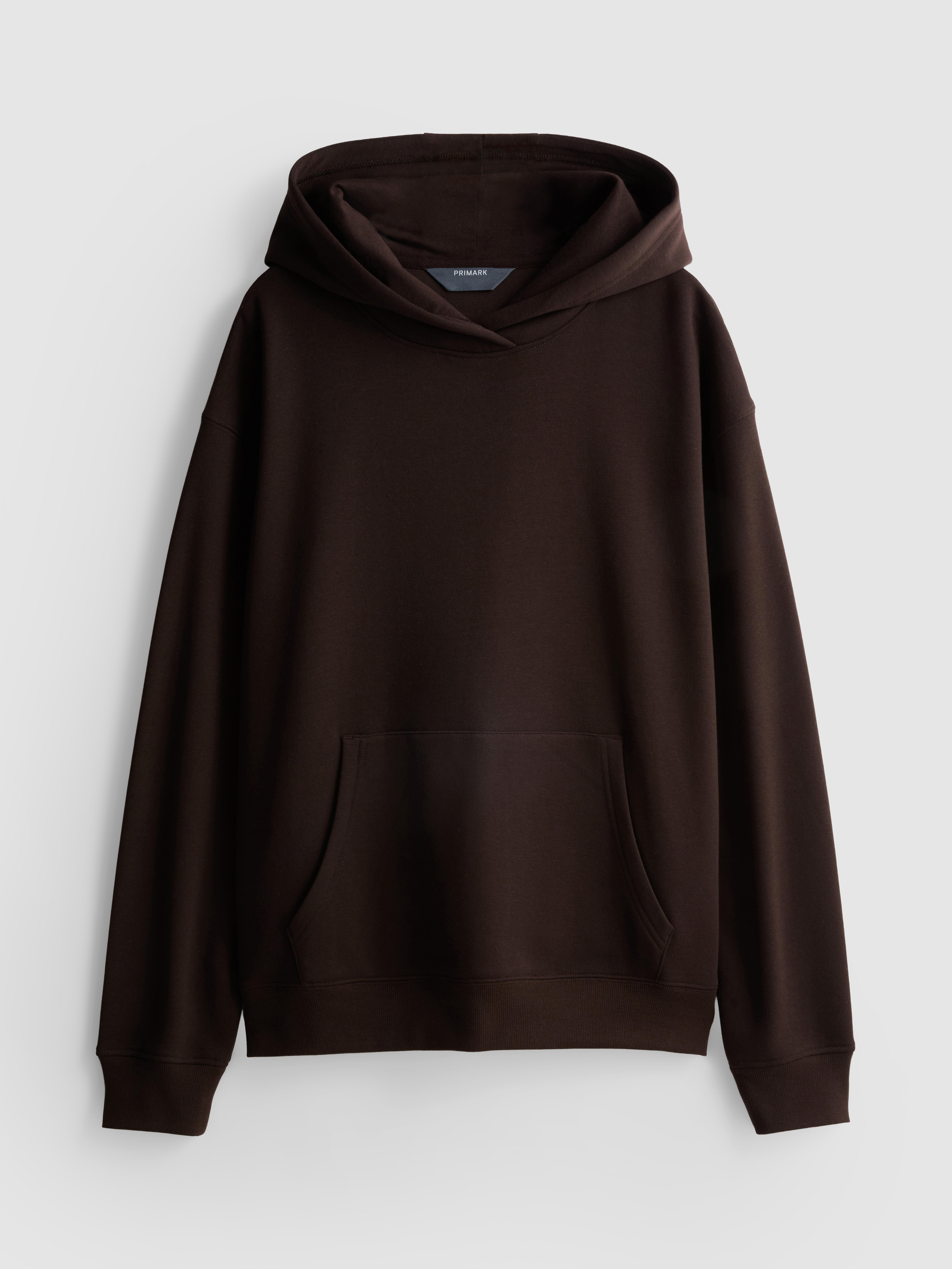 Basic hoodie van katoenmix