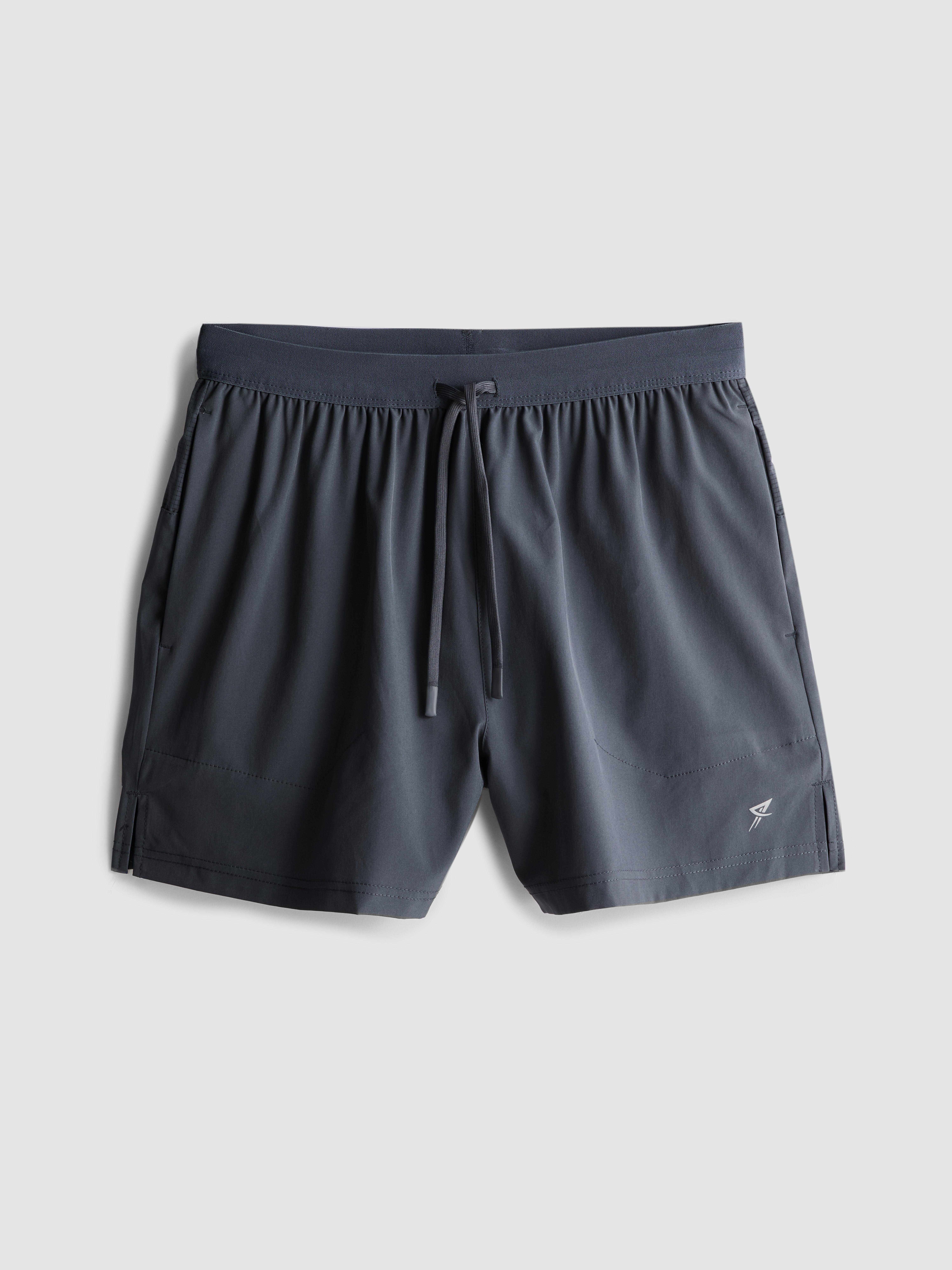 Sportshort met trekkoord Blauw