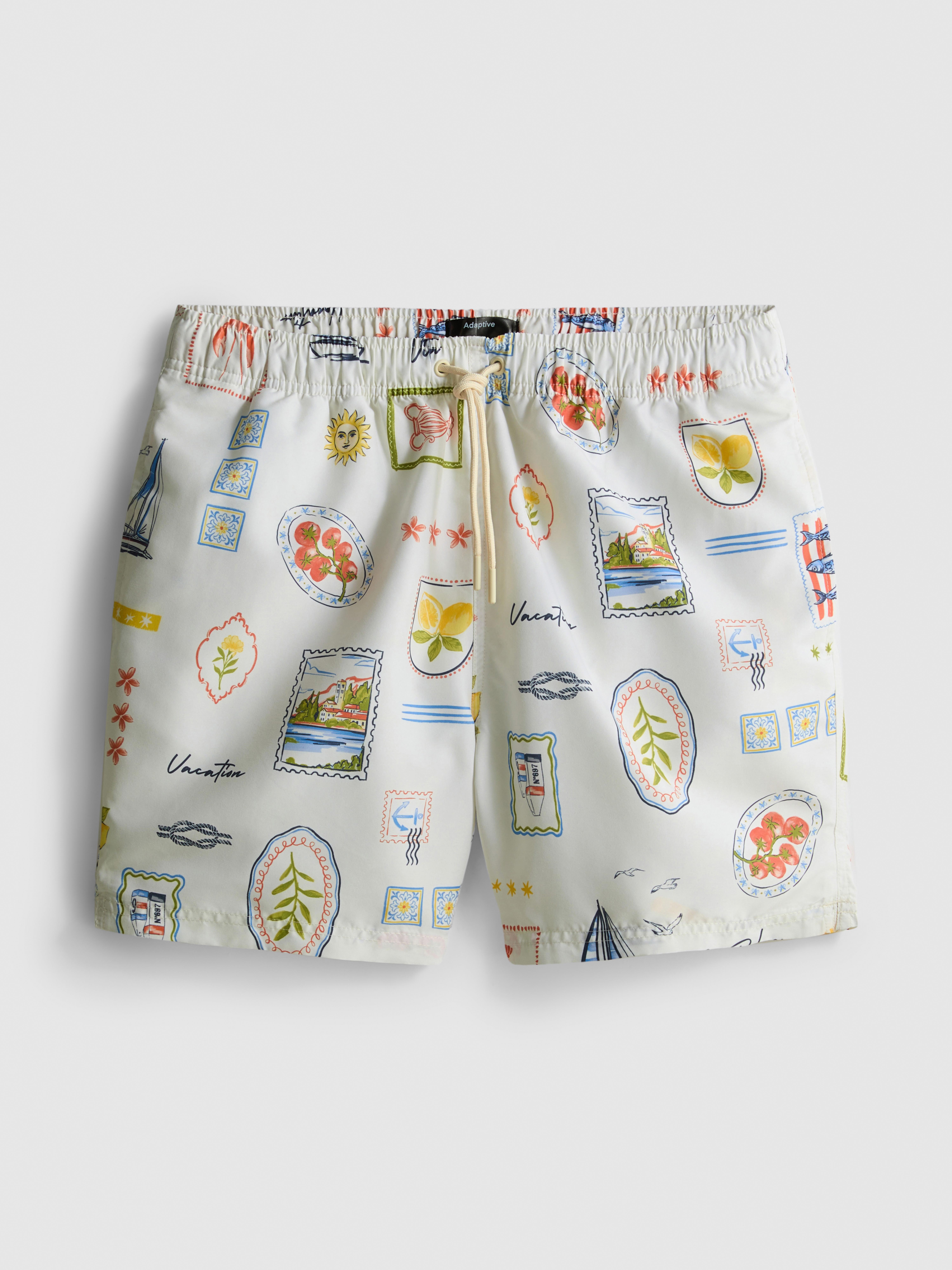 Adaptieve zwemshort met print