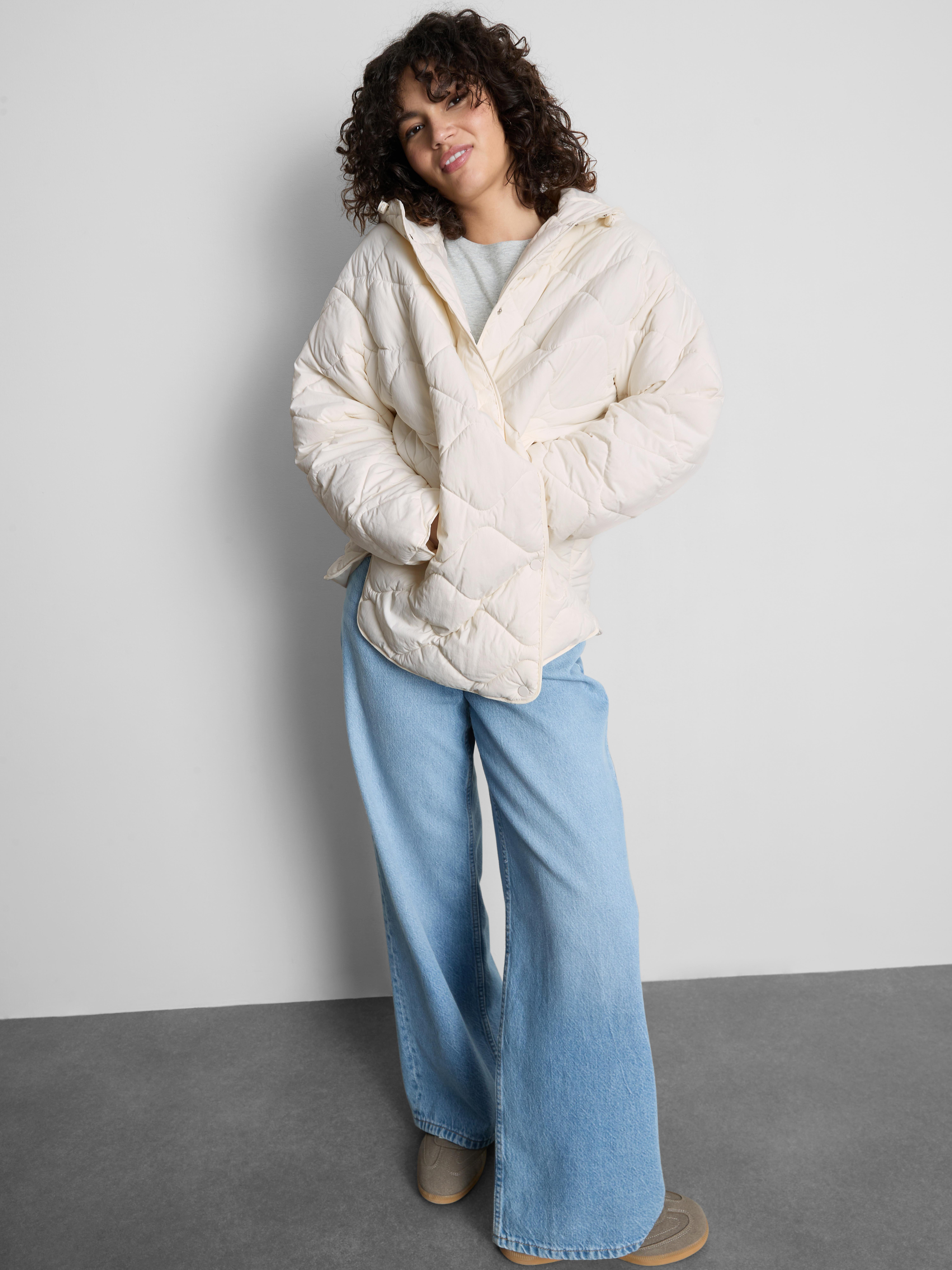 Hooded Quilted Jacket