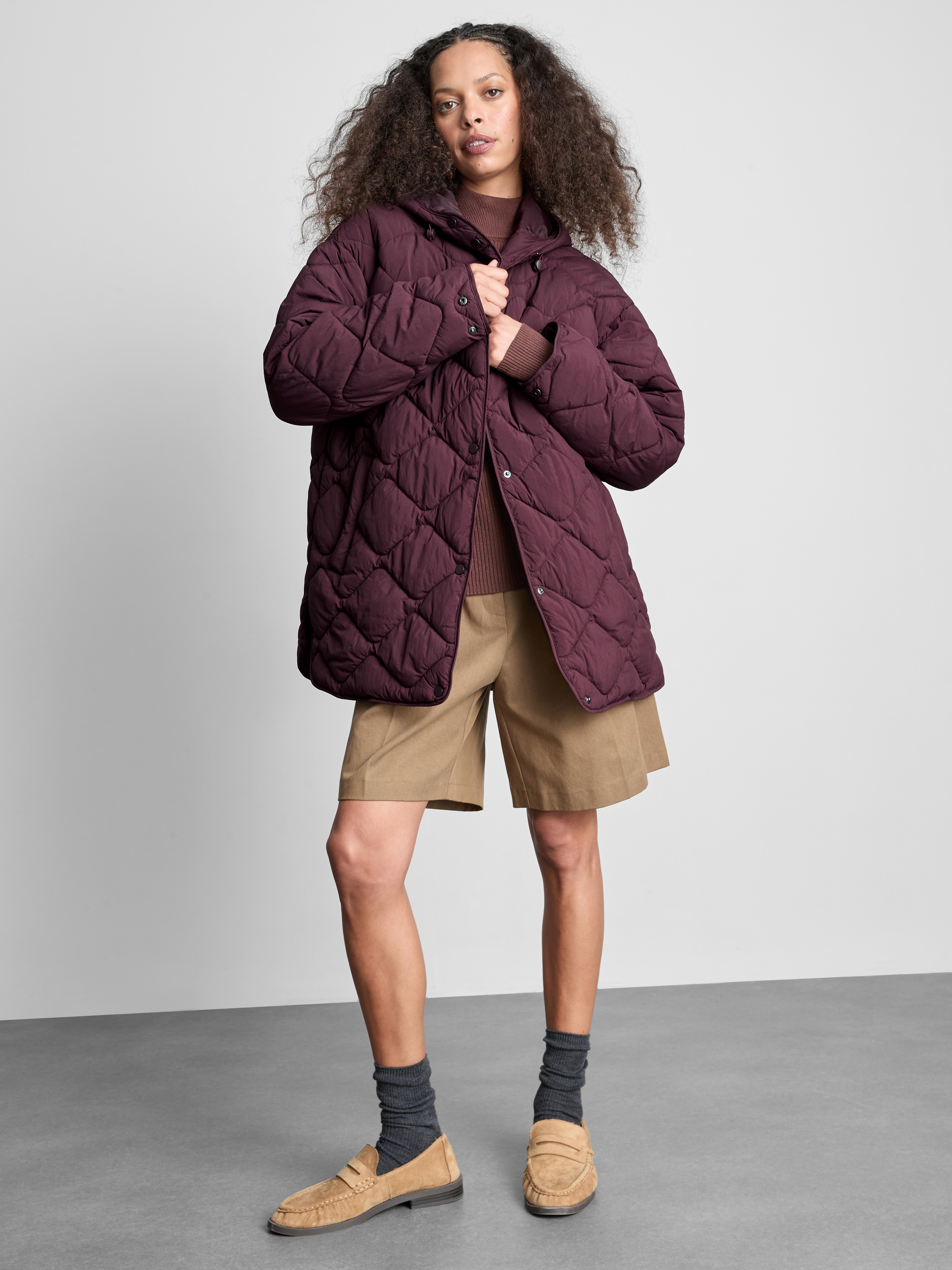 Hooded Quilted Jacket