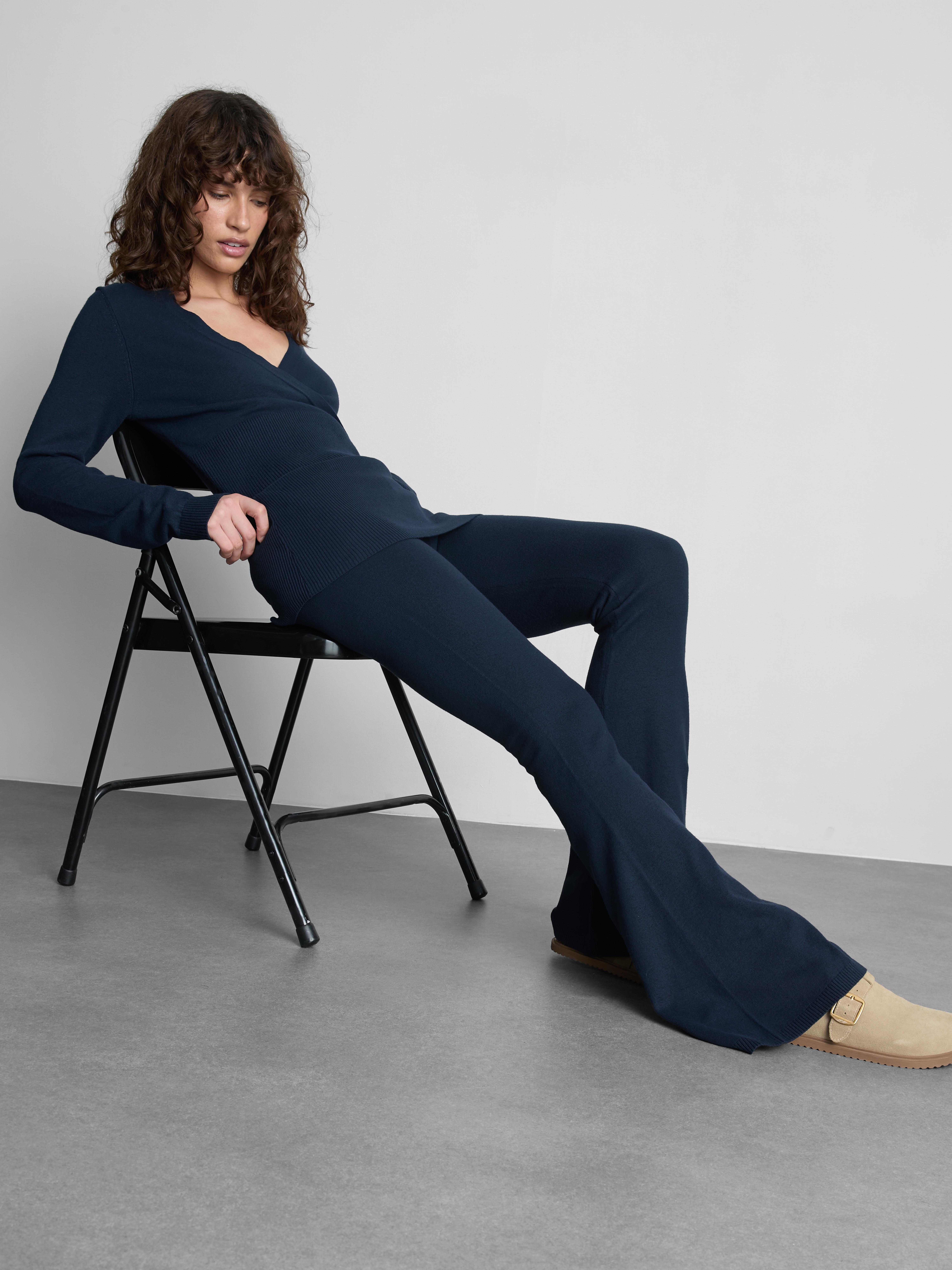 The Primark Scene | Knitted Foldover Flared Leggings