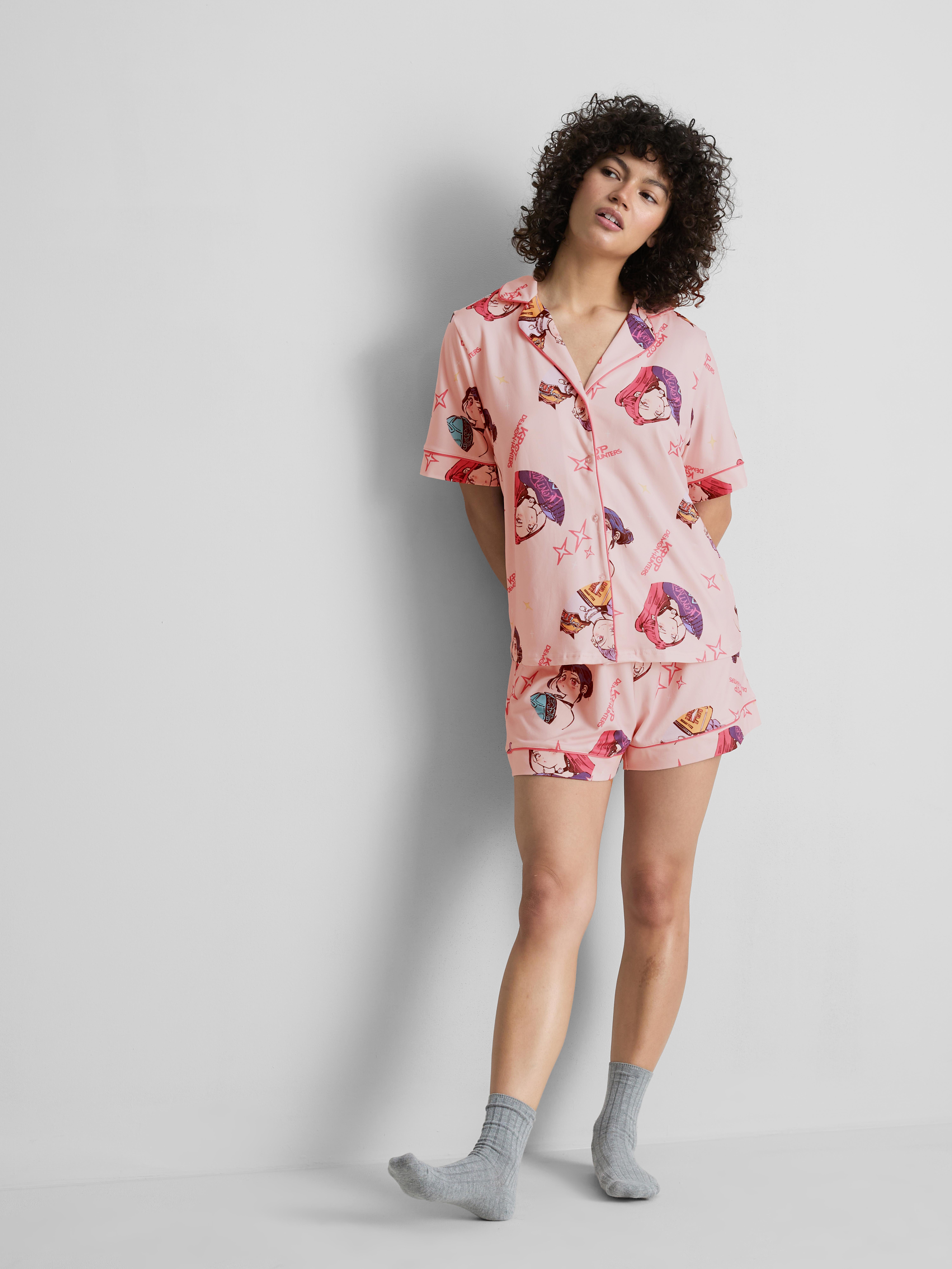 KPop Demon Hunters Shorty Boyfriend Pajamas