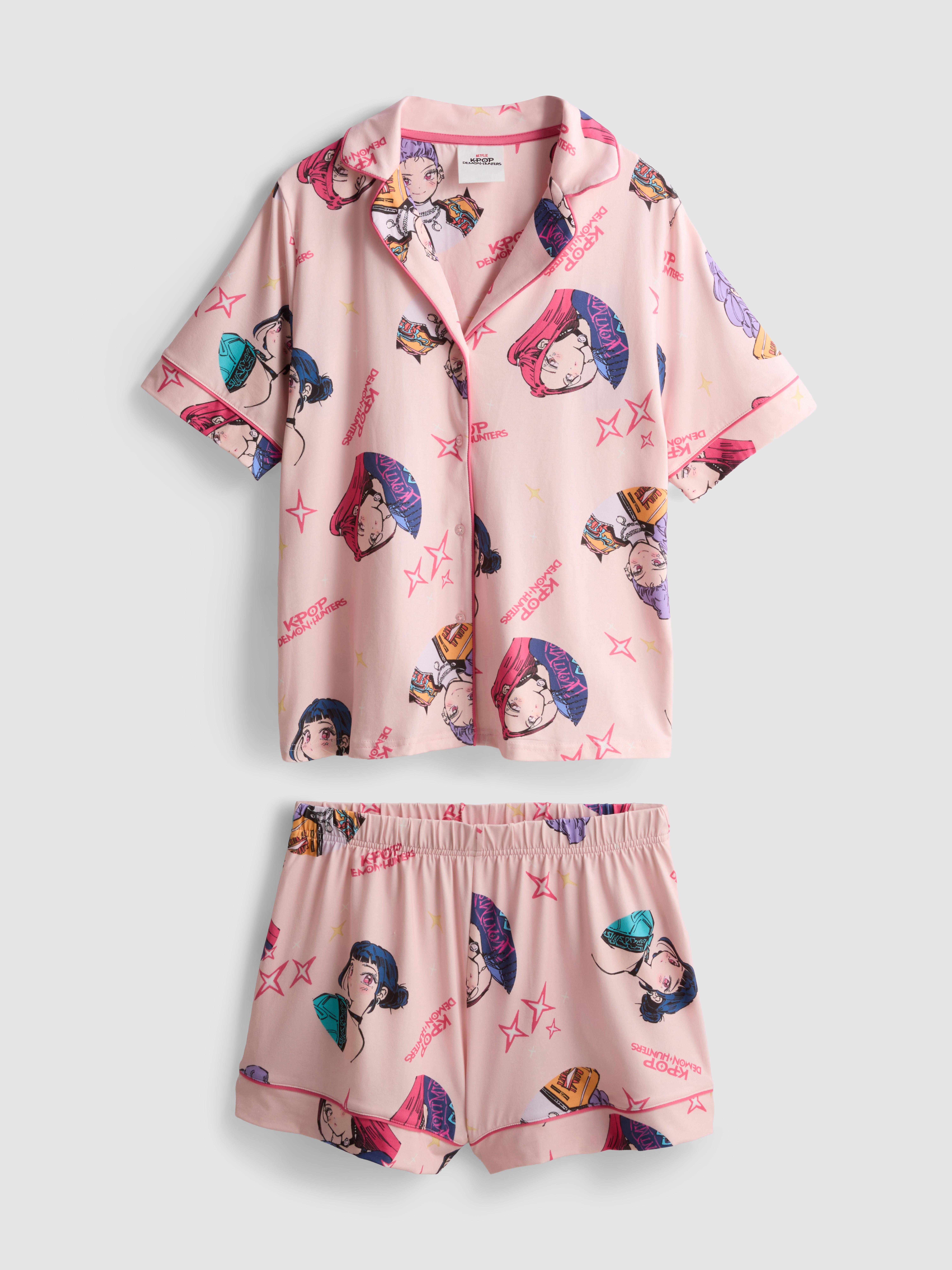 KPop Demon Hunters Shorty Boyfriend Pajamas