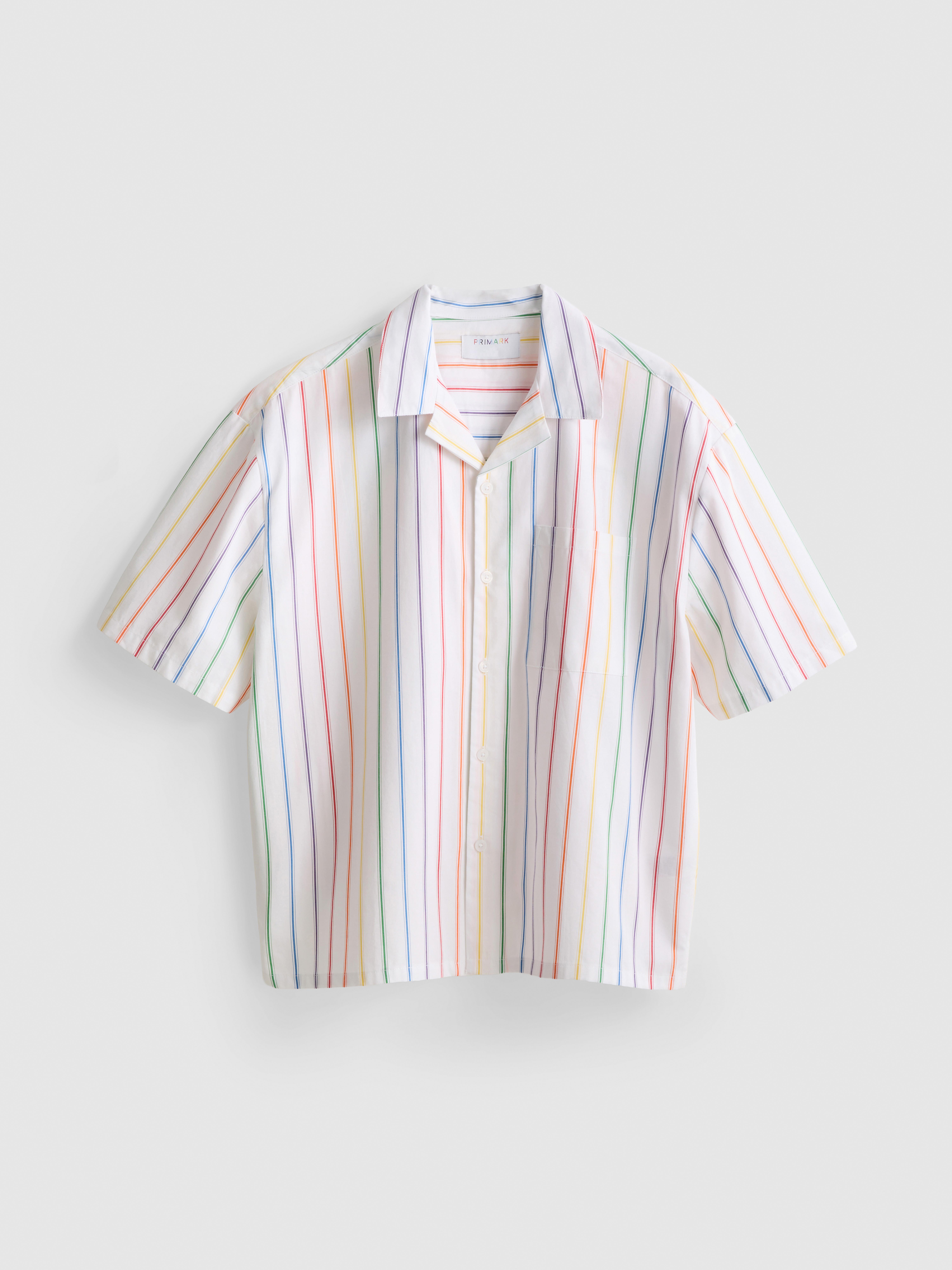 Pride Stripe Revere Collar Shirt