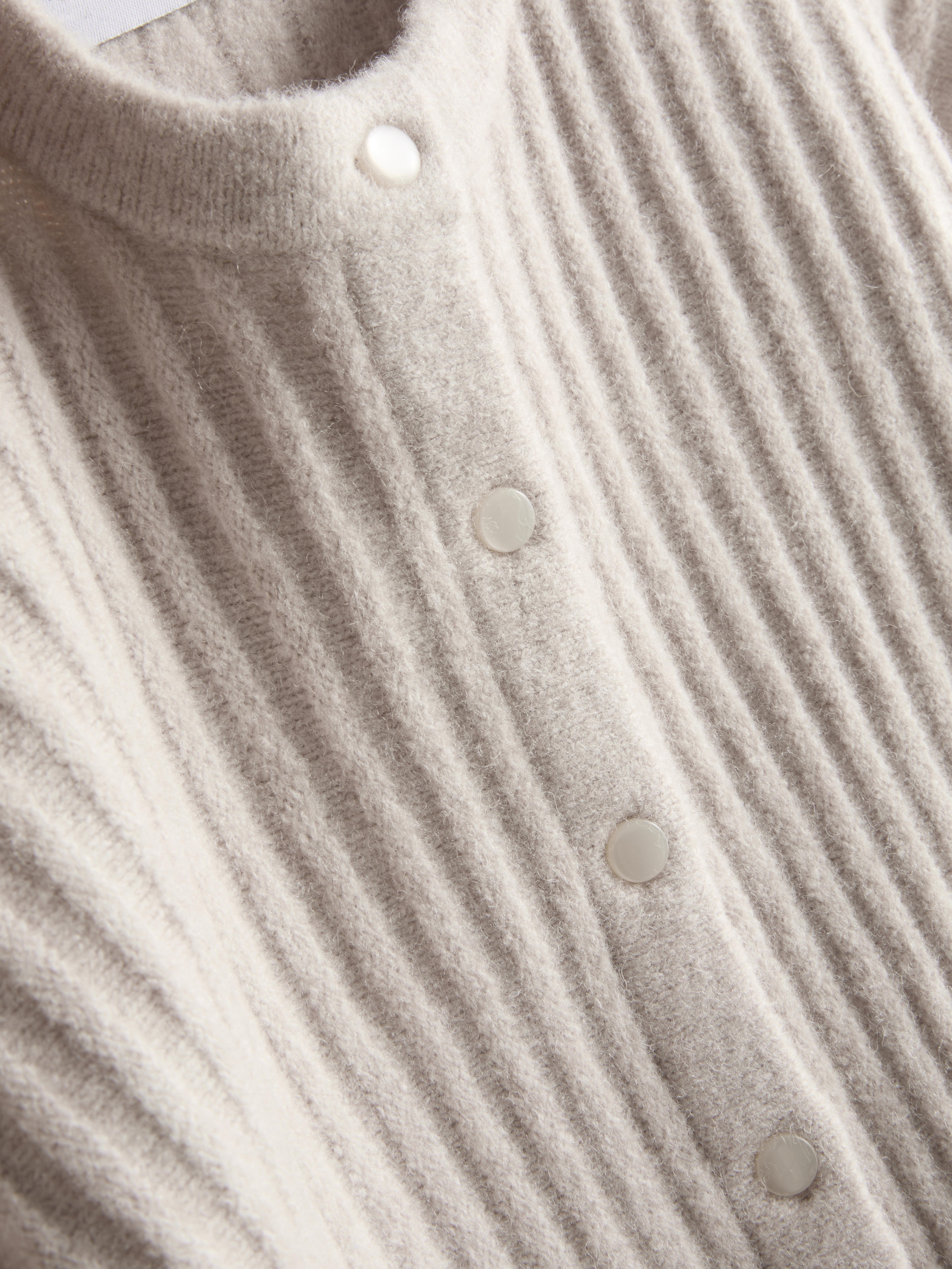 Ribbed Sculpted Cardigan