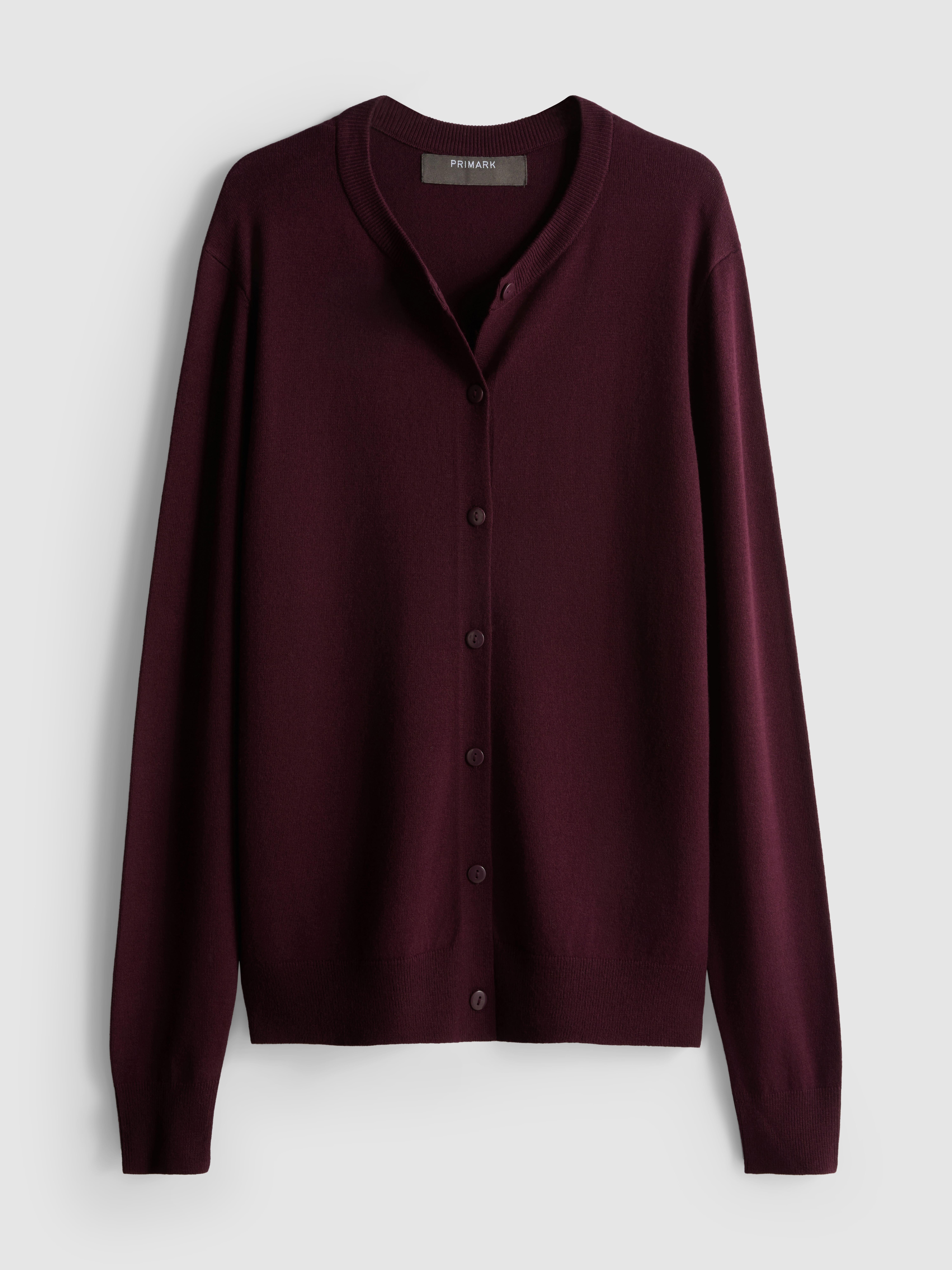 Gebreid vest met ronde hals