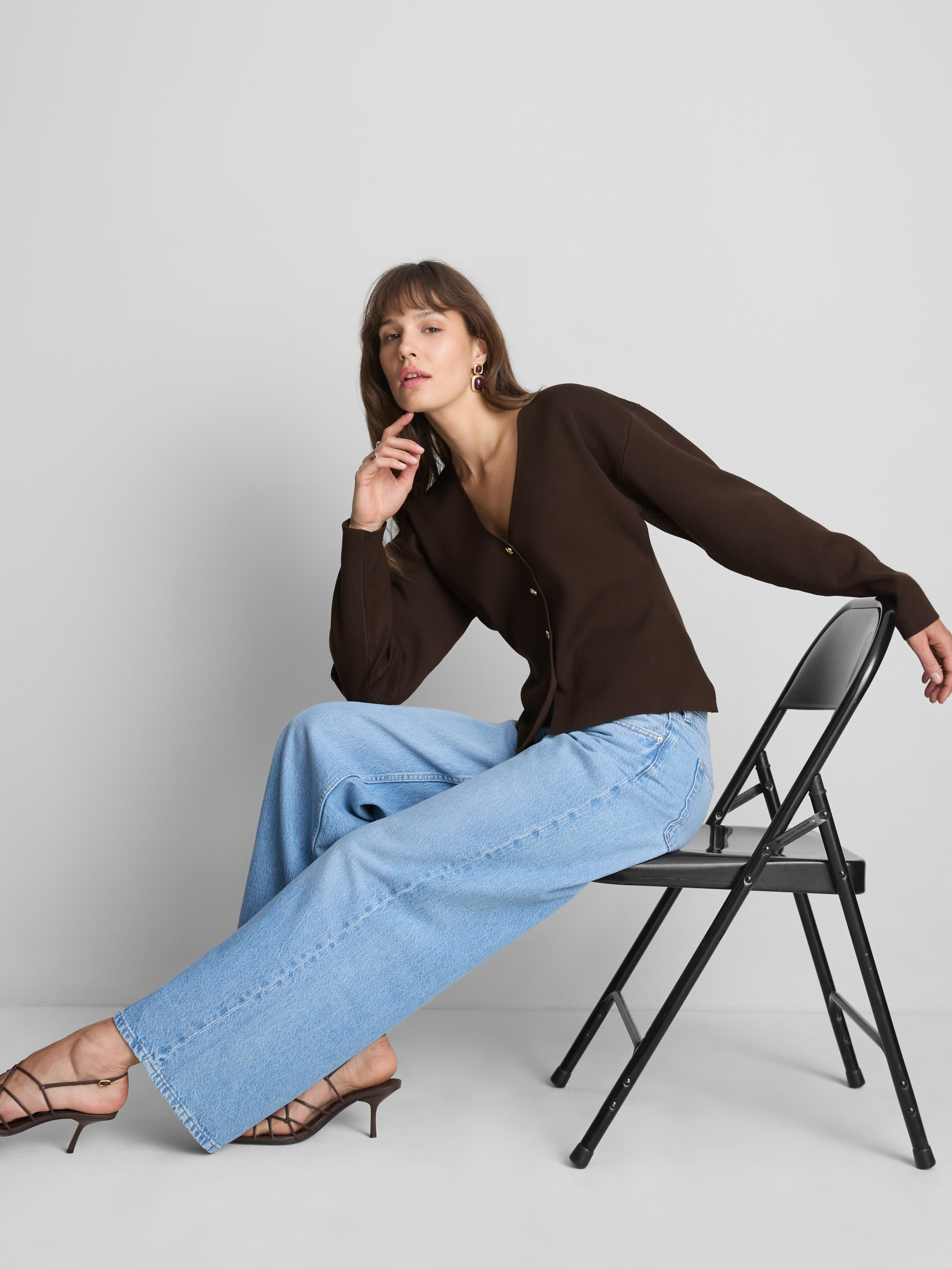Statement Button Knitted Cardigan