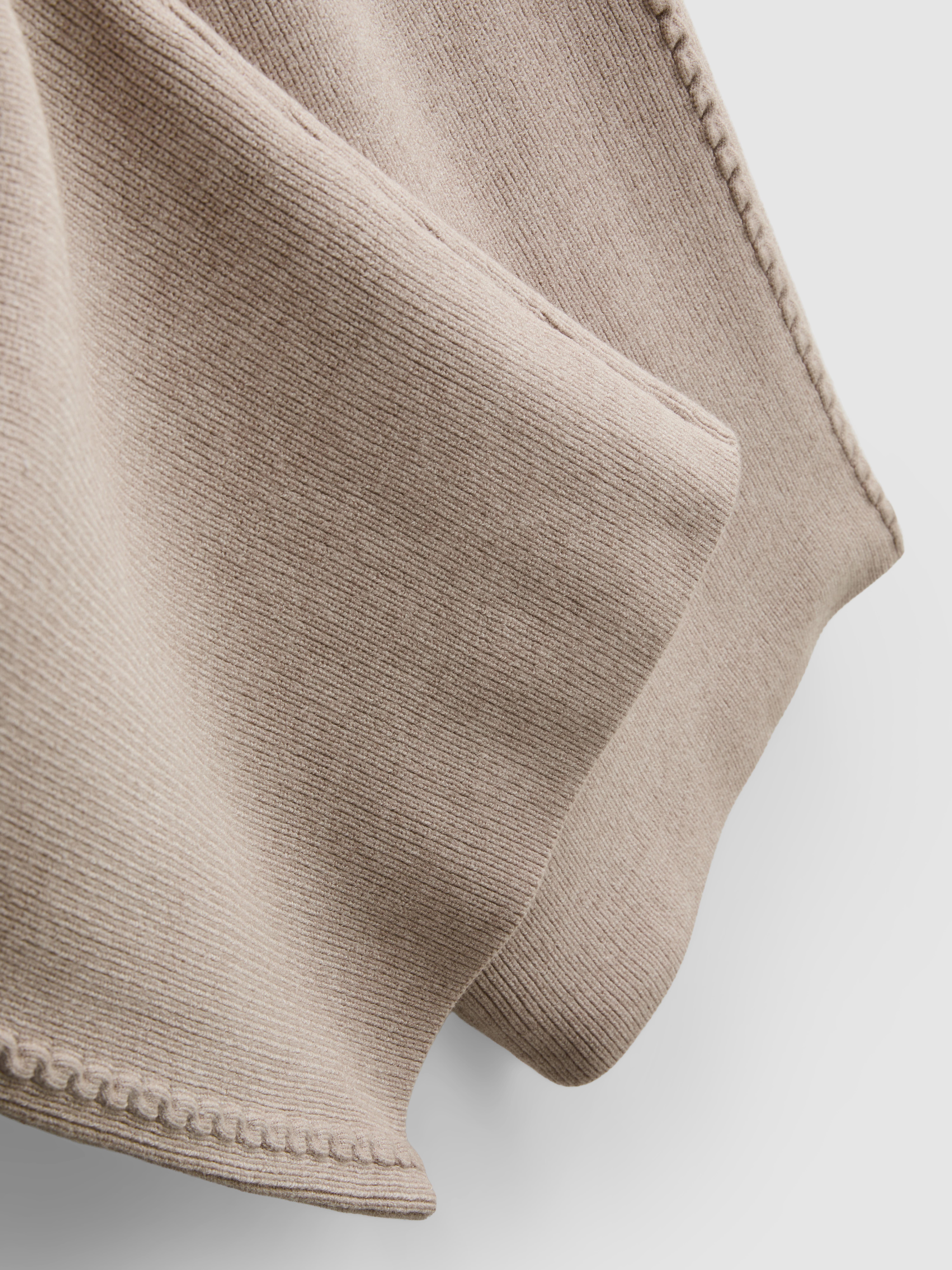 Pantaloni larghi lavorati a maglia