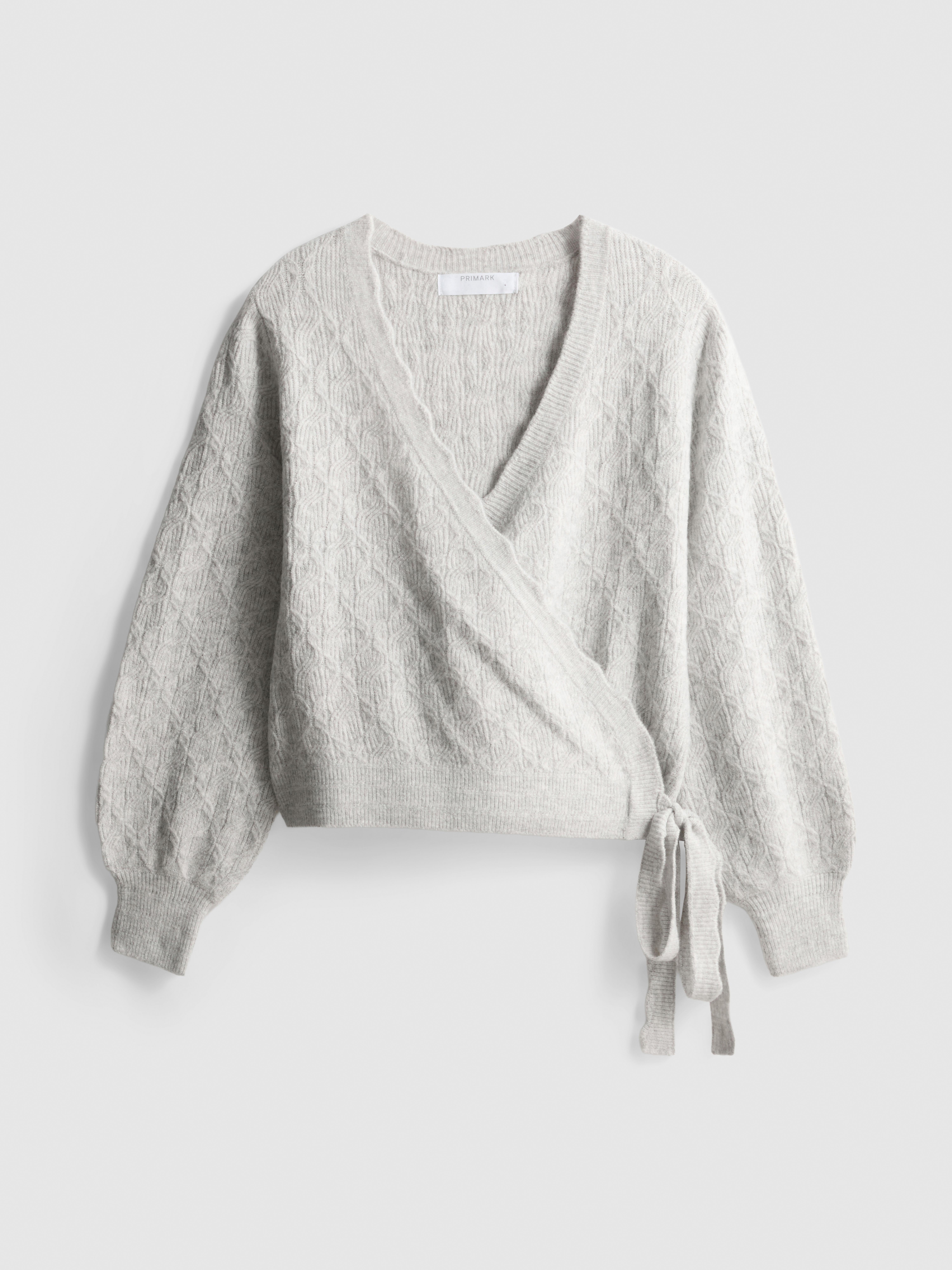 Cardigan lavorato a maglia in misto lana