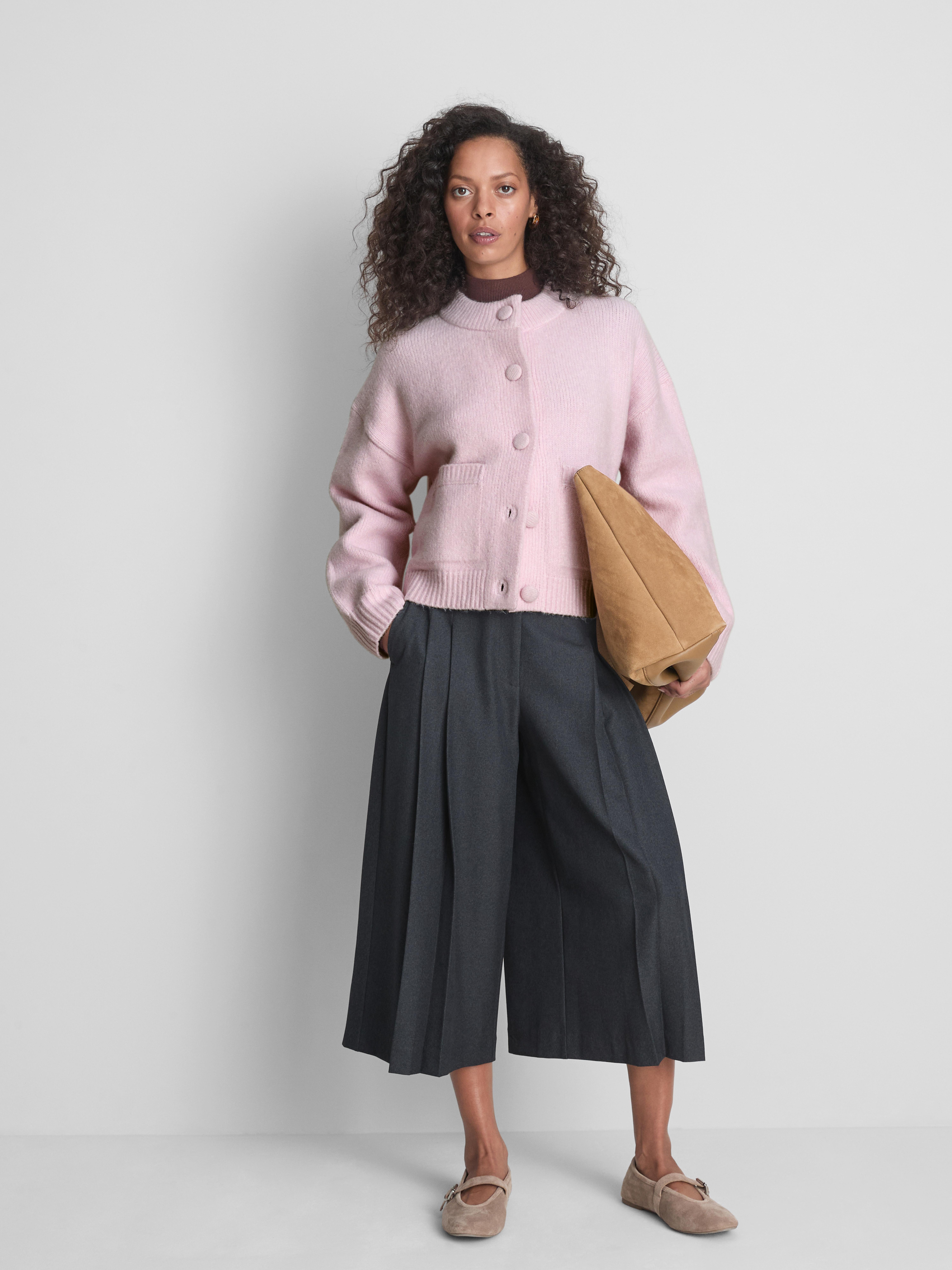 Knitted Bomber Cardigan