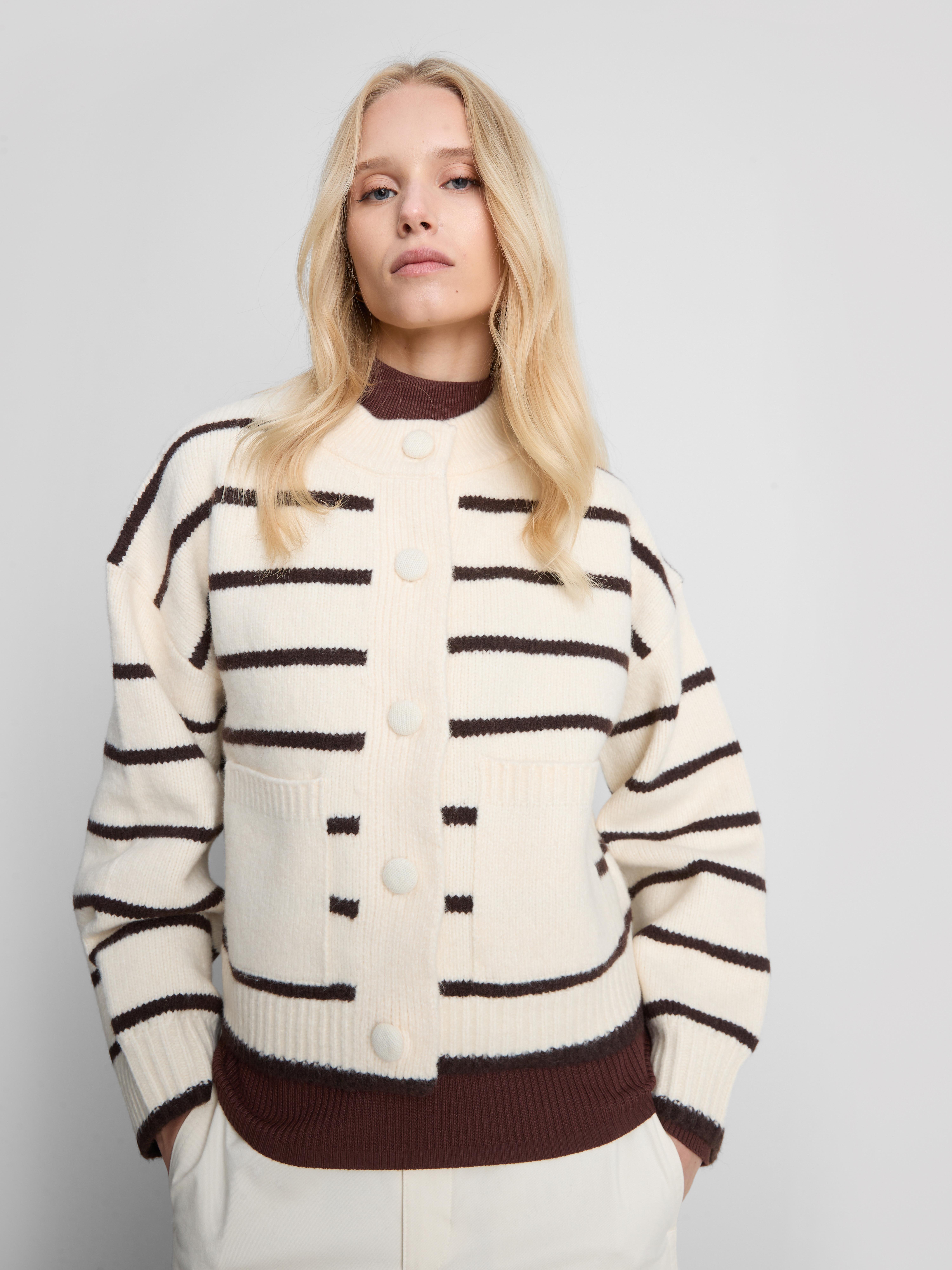 Knitted Bomber Cardigan