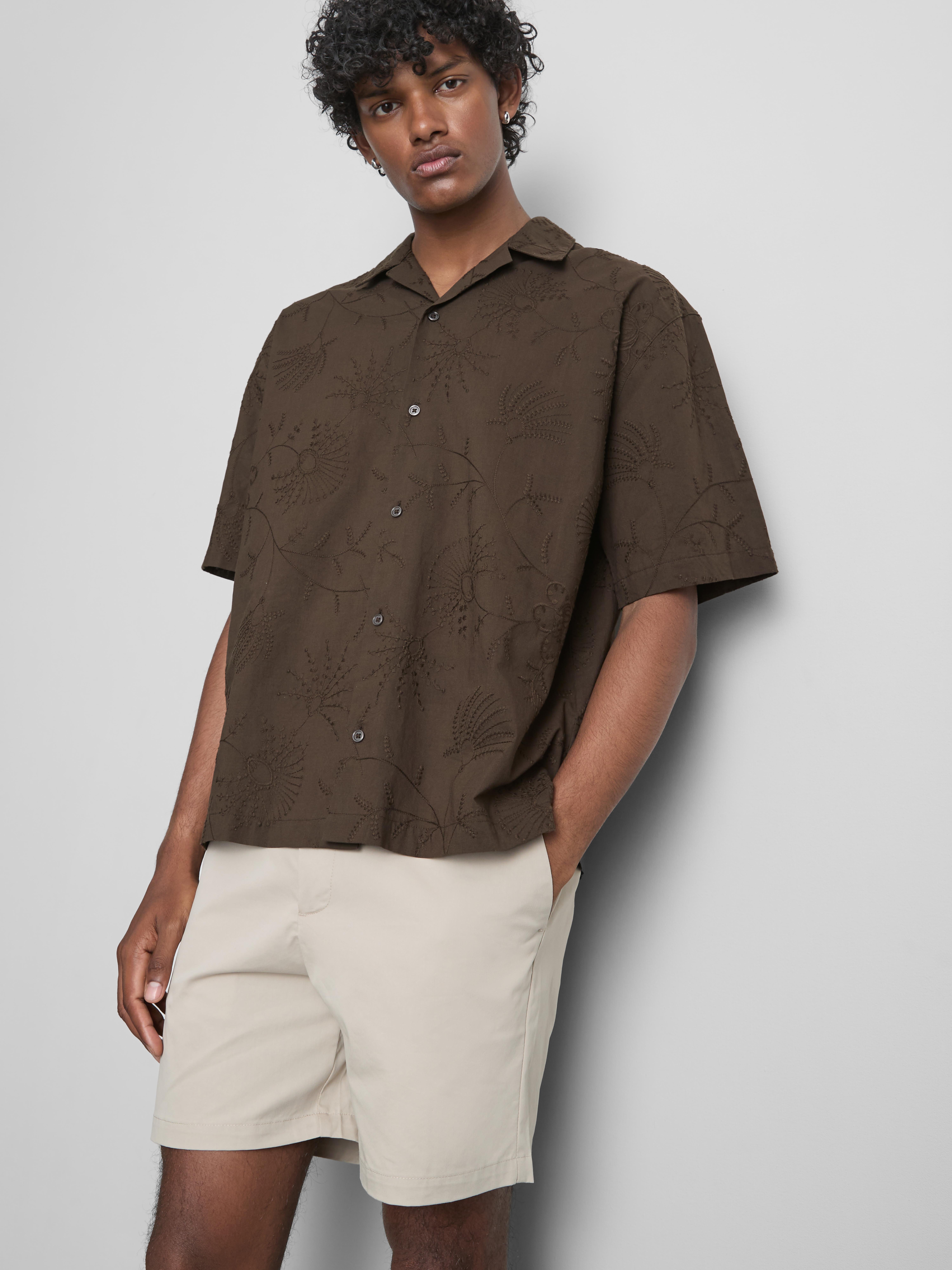 Chemise décontractée brodée The Edit