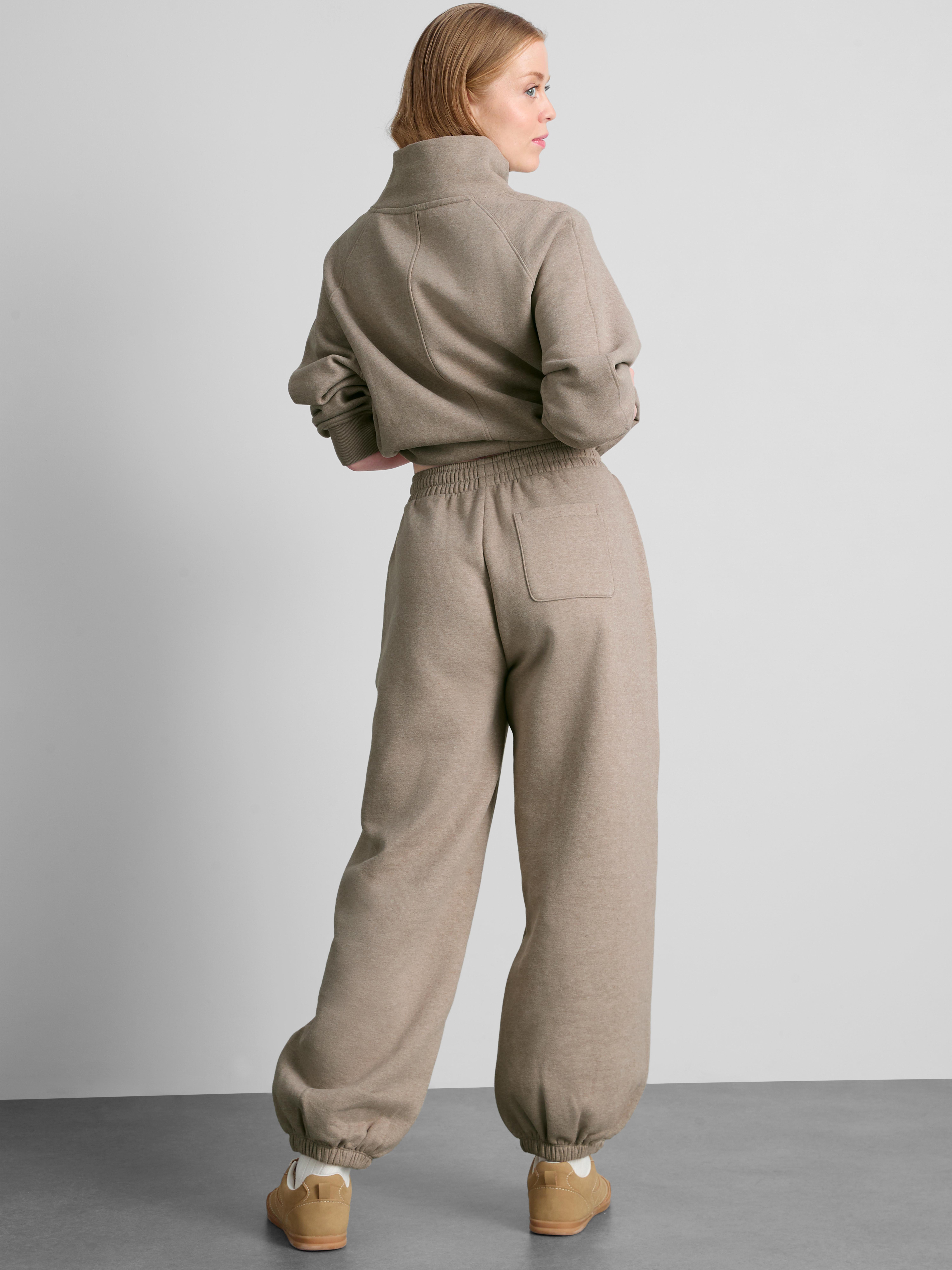 Cotton-Rich Relaxed Cuffed Joggers
