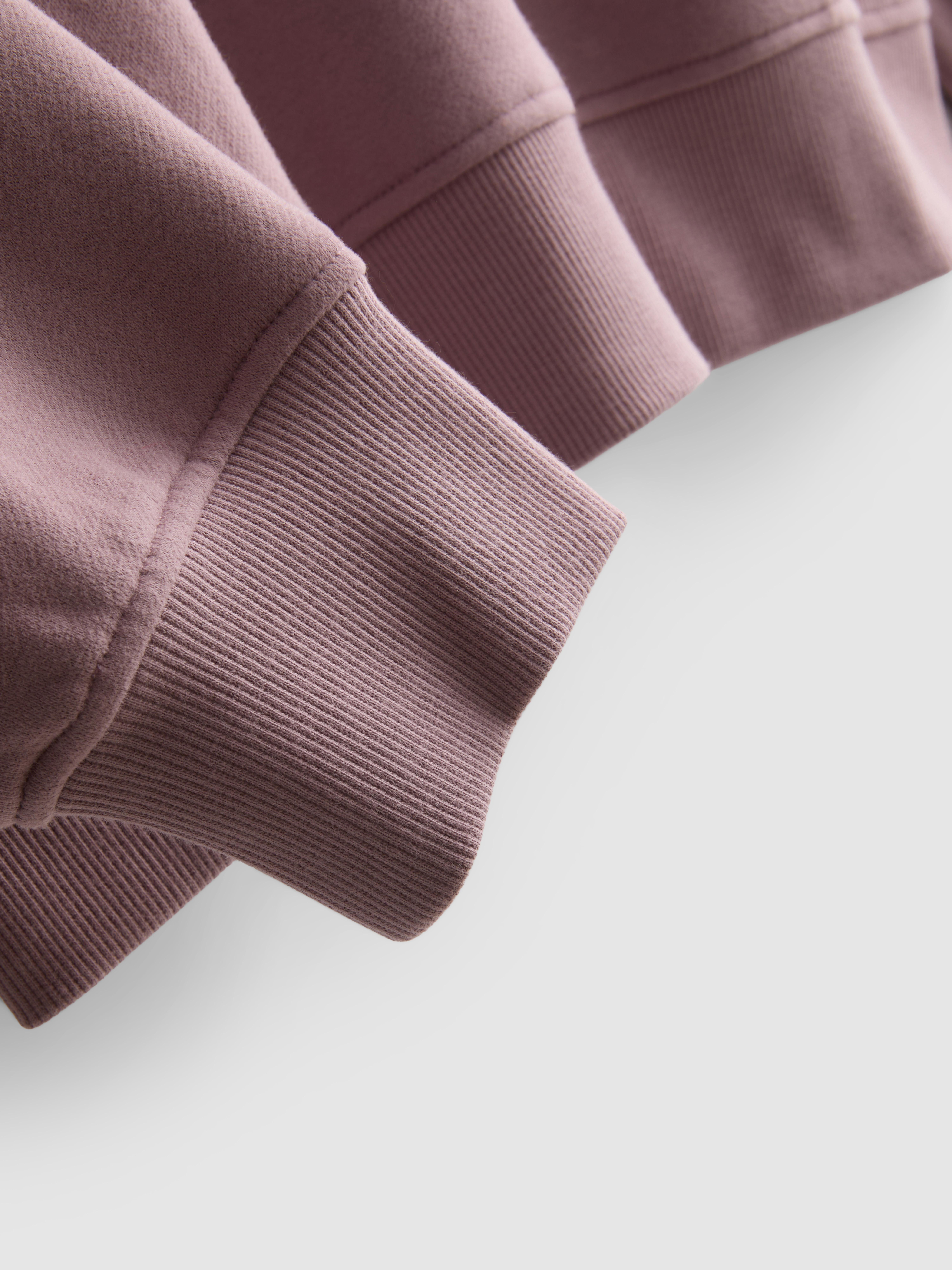 Sudadera de algodón con media cremallera