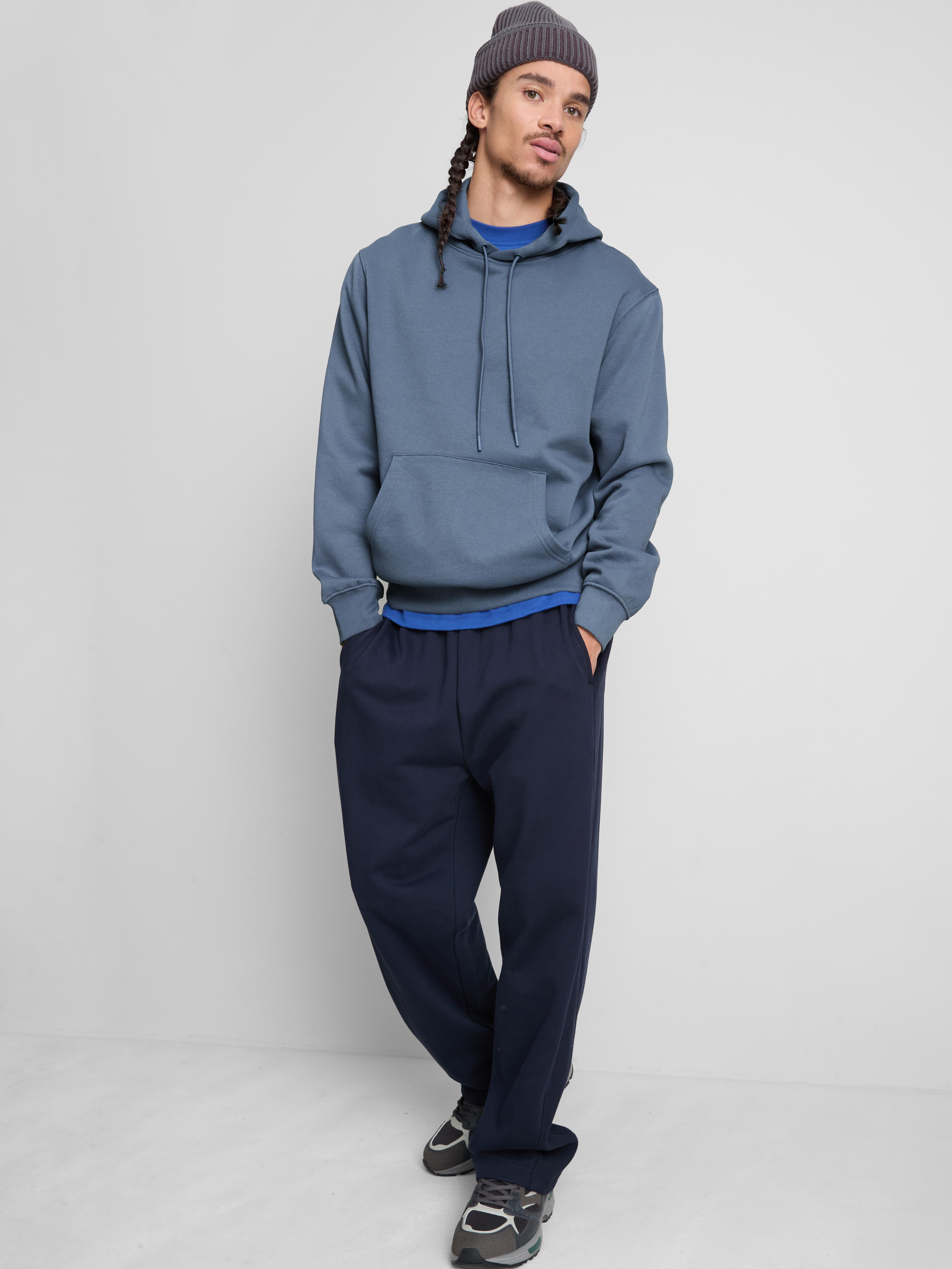 Cotton Blend Overhead Hoodie
