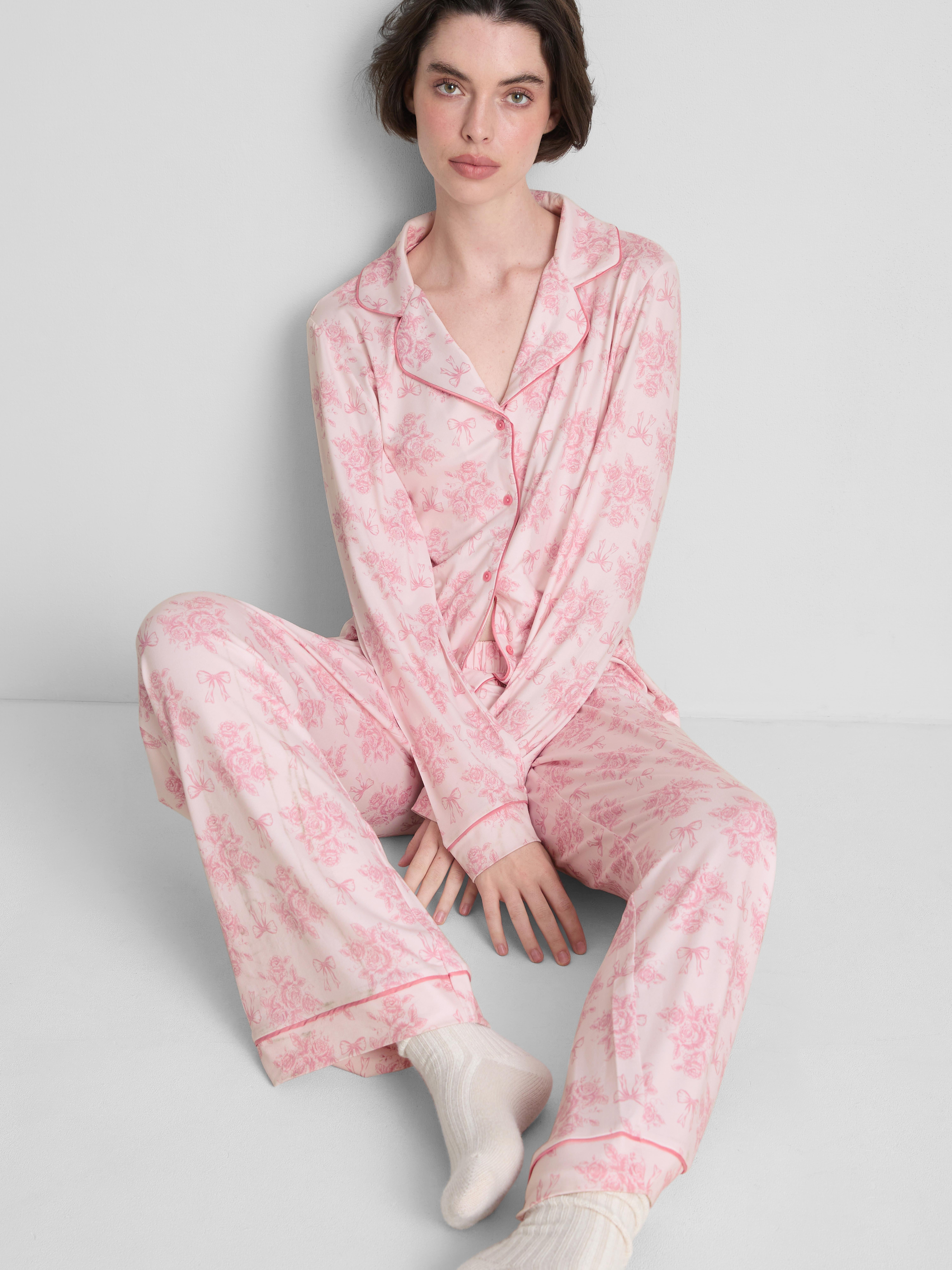 Printed Boyfriend Pyjamas