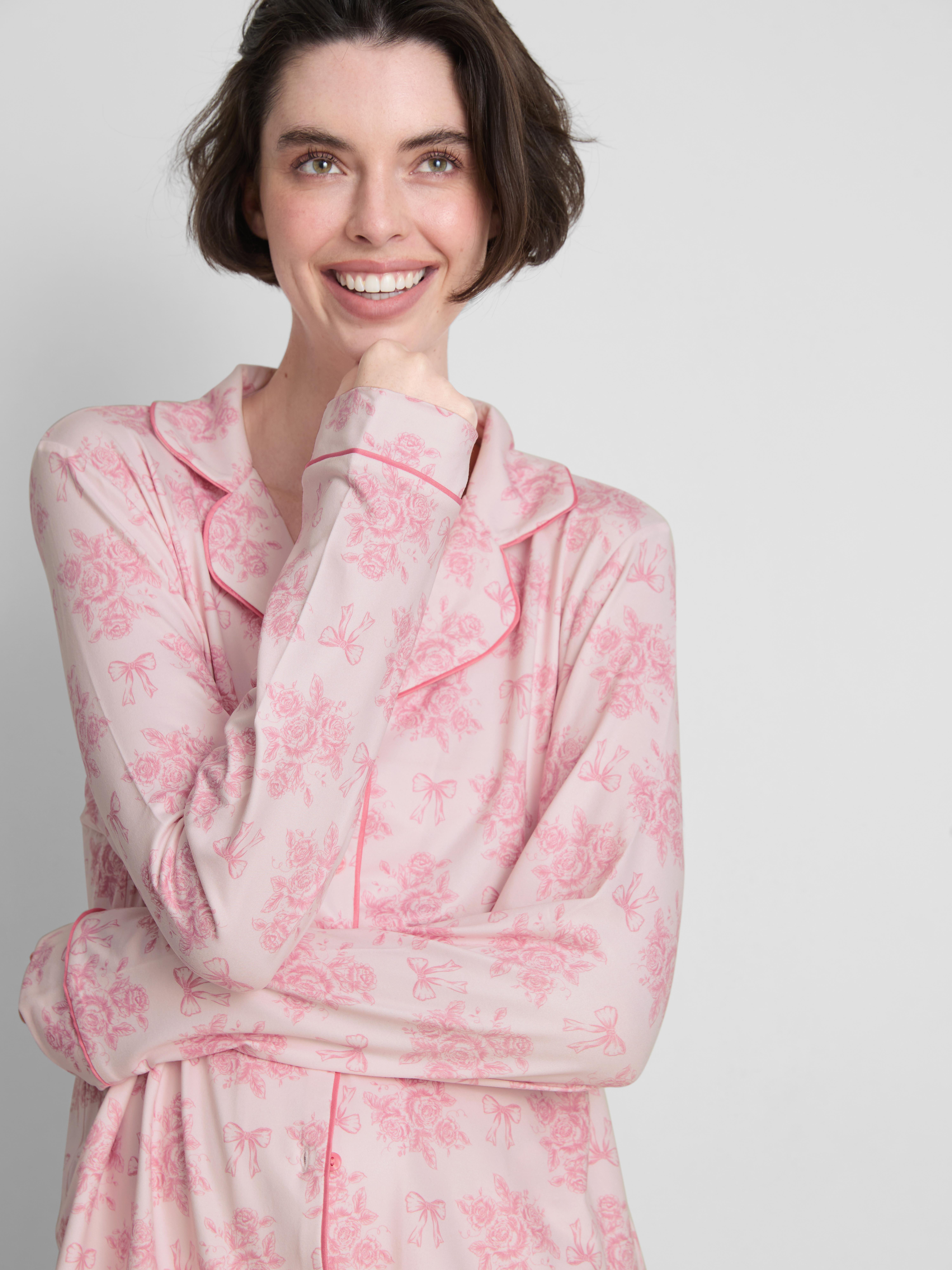 Printed Boyfriend Pyjamas
