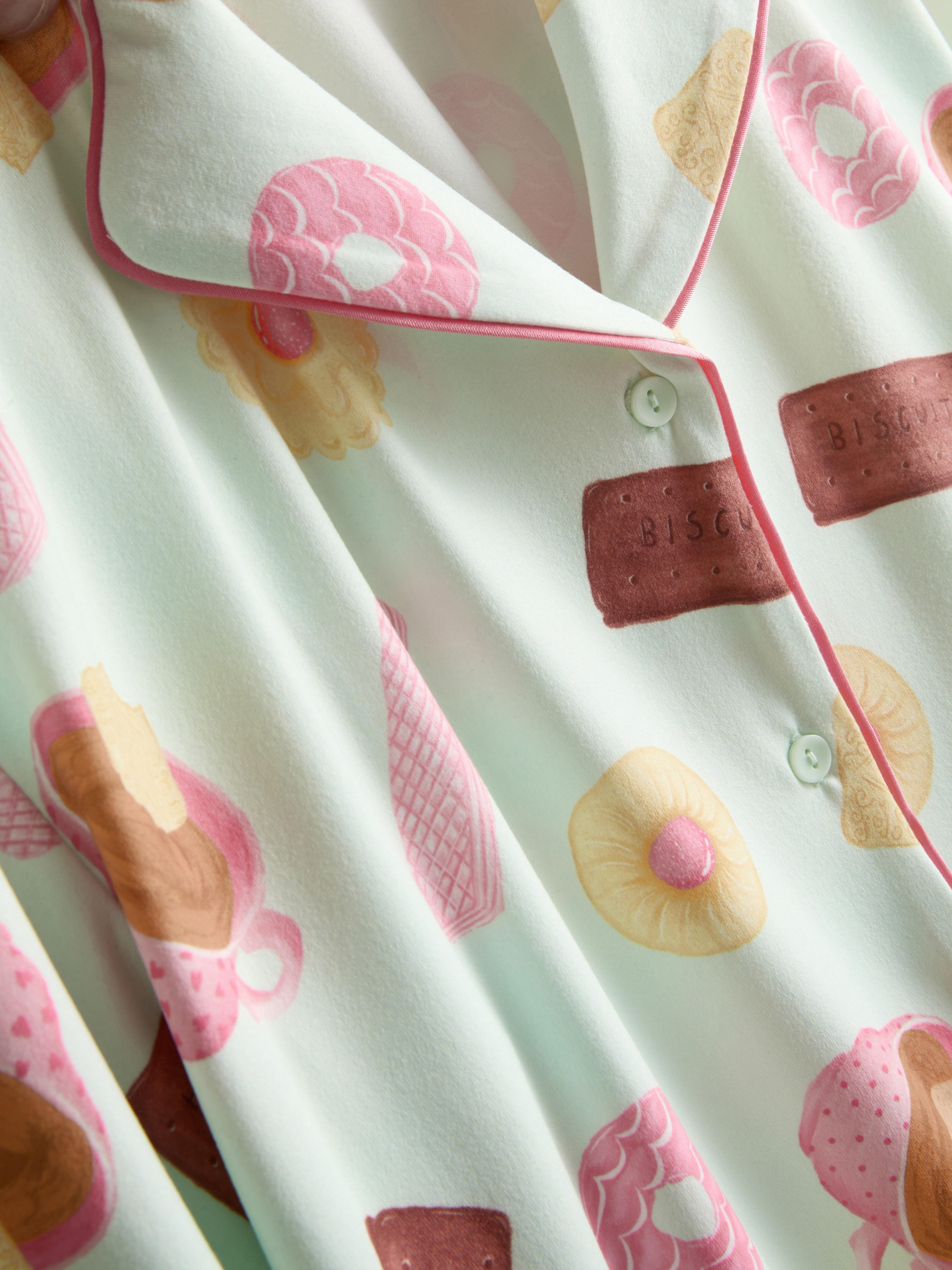 Printed Boyfriend Pajamas