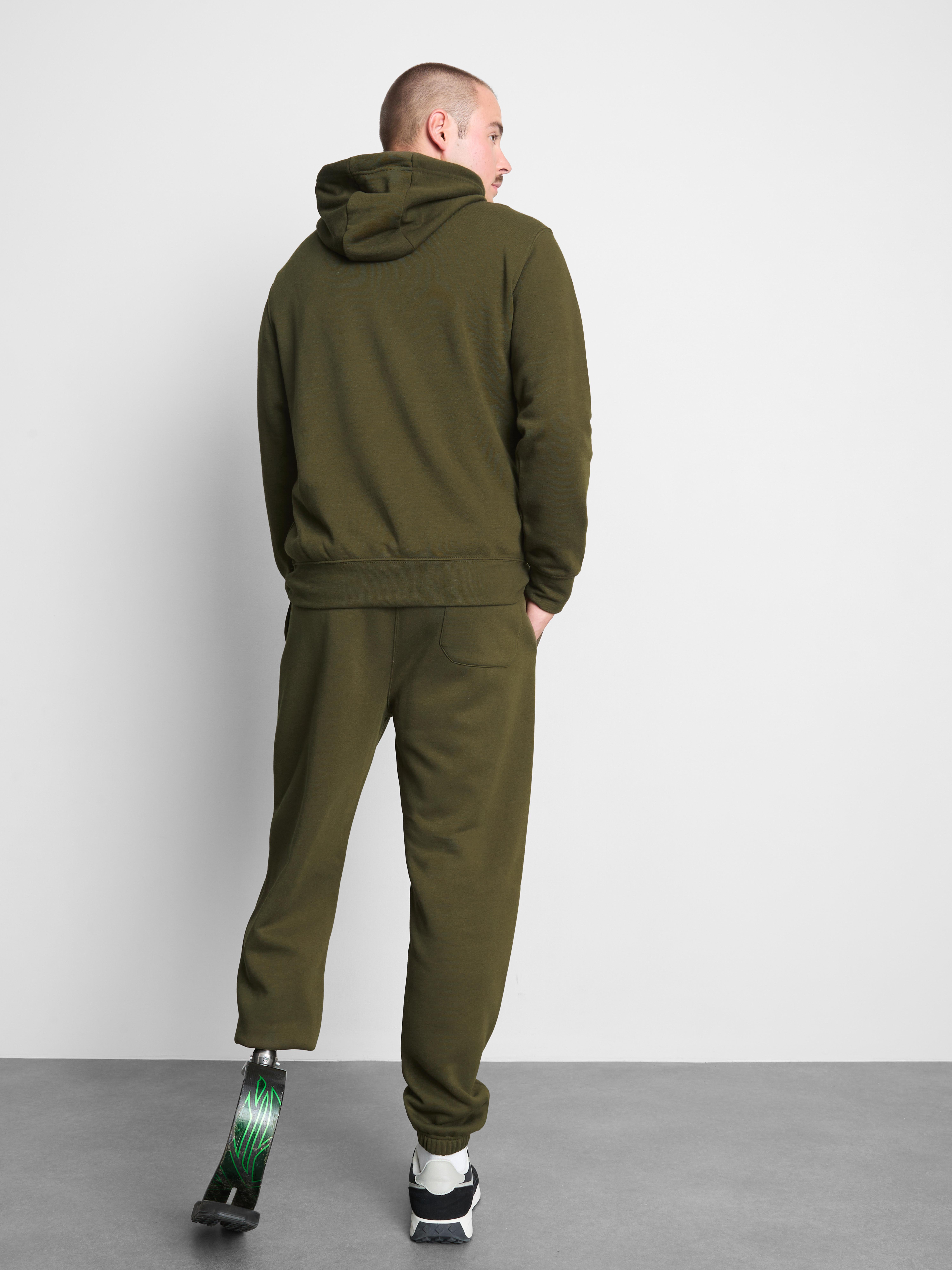 Cotton Blend Overhead Hoodie