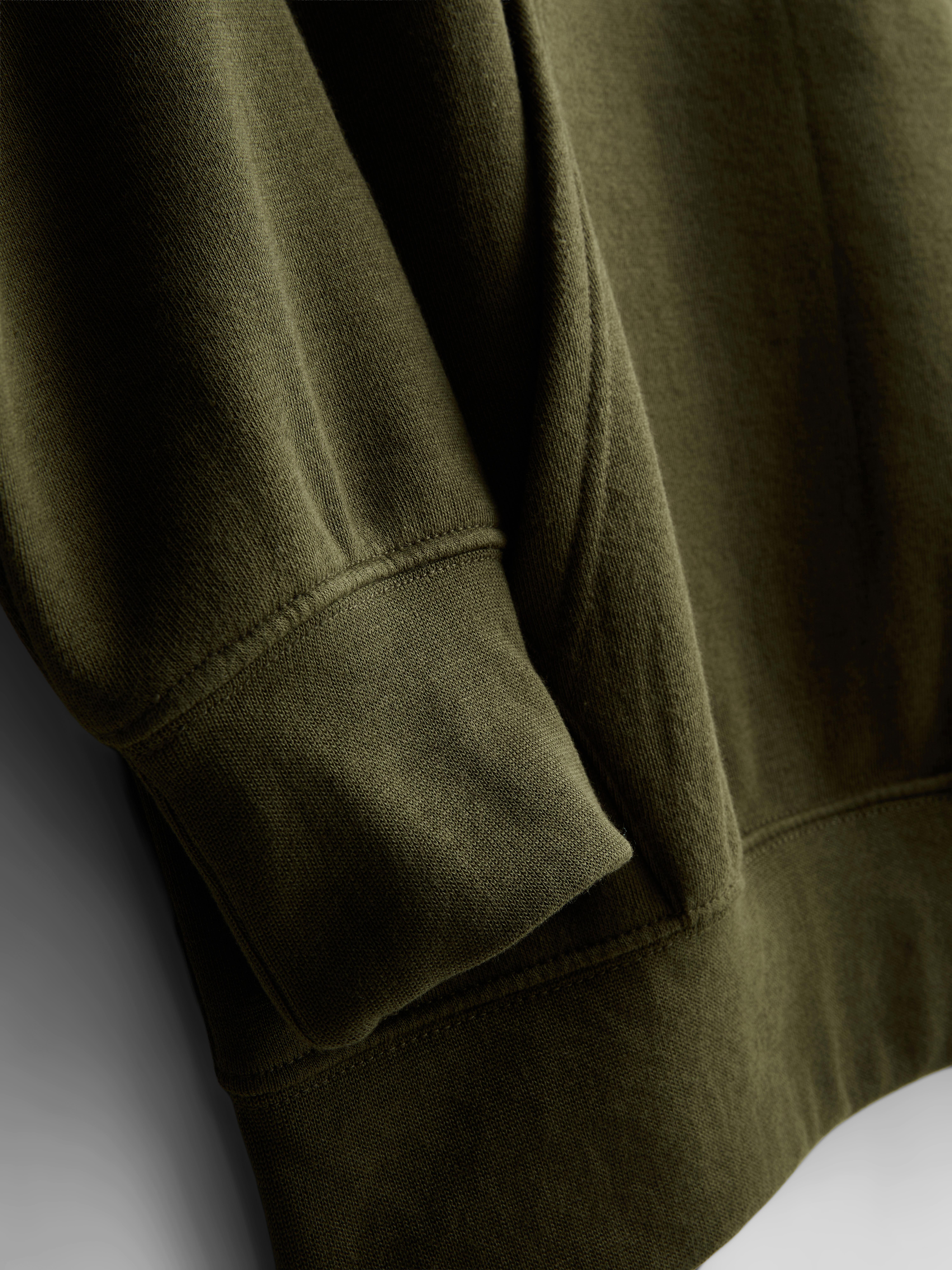 Cotton Blend Overhead Hoodie