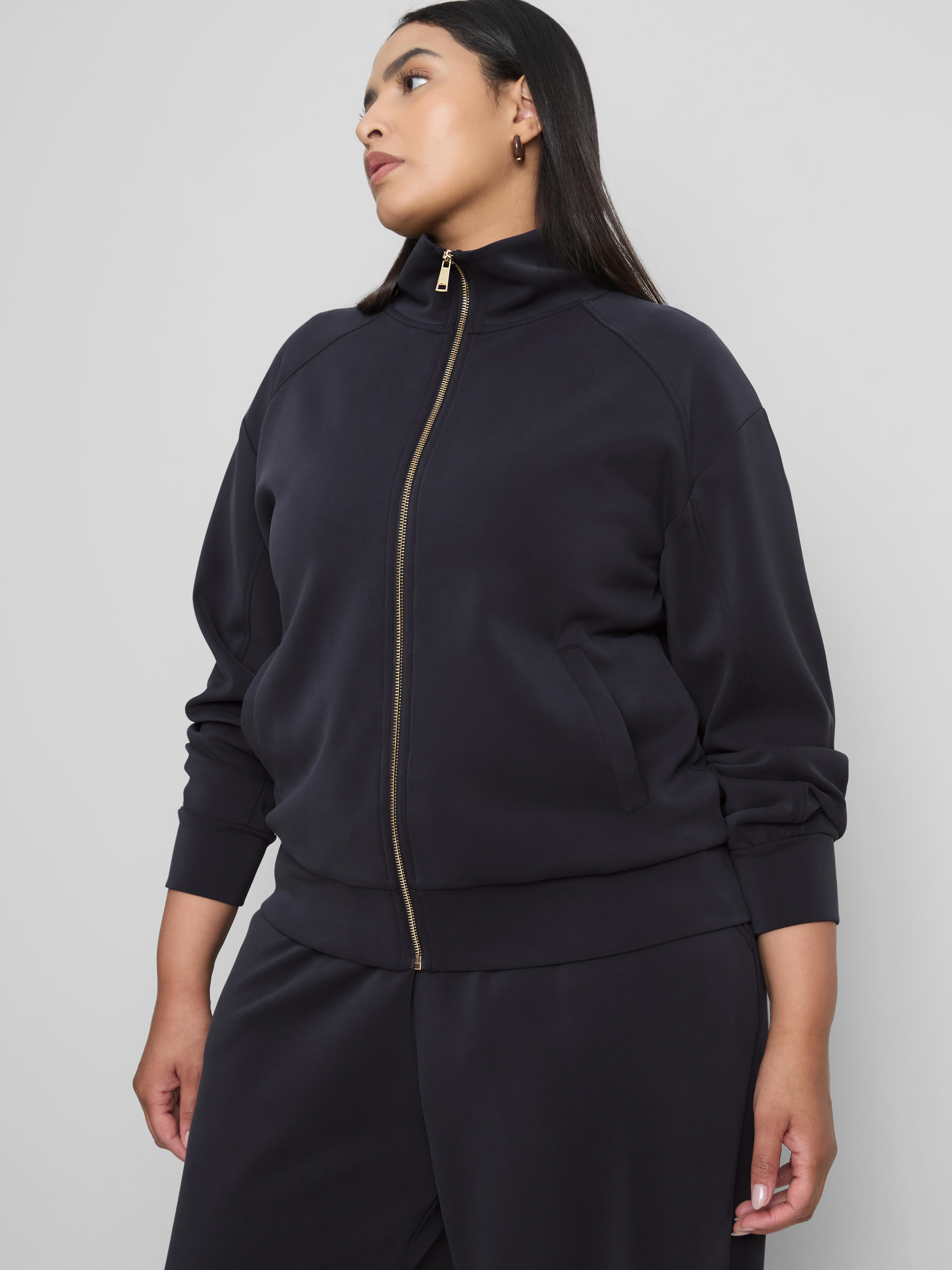 By Coleen Modal Blend High Neck Sweatshirt