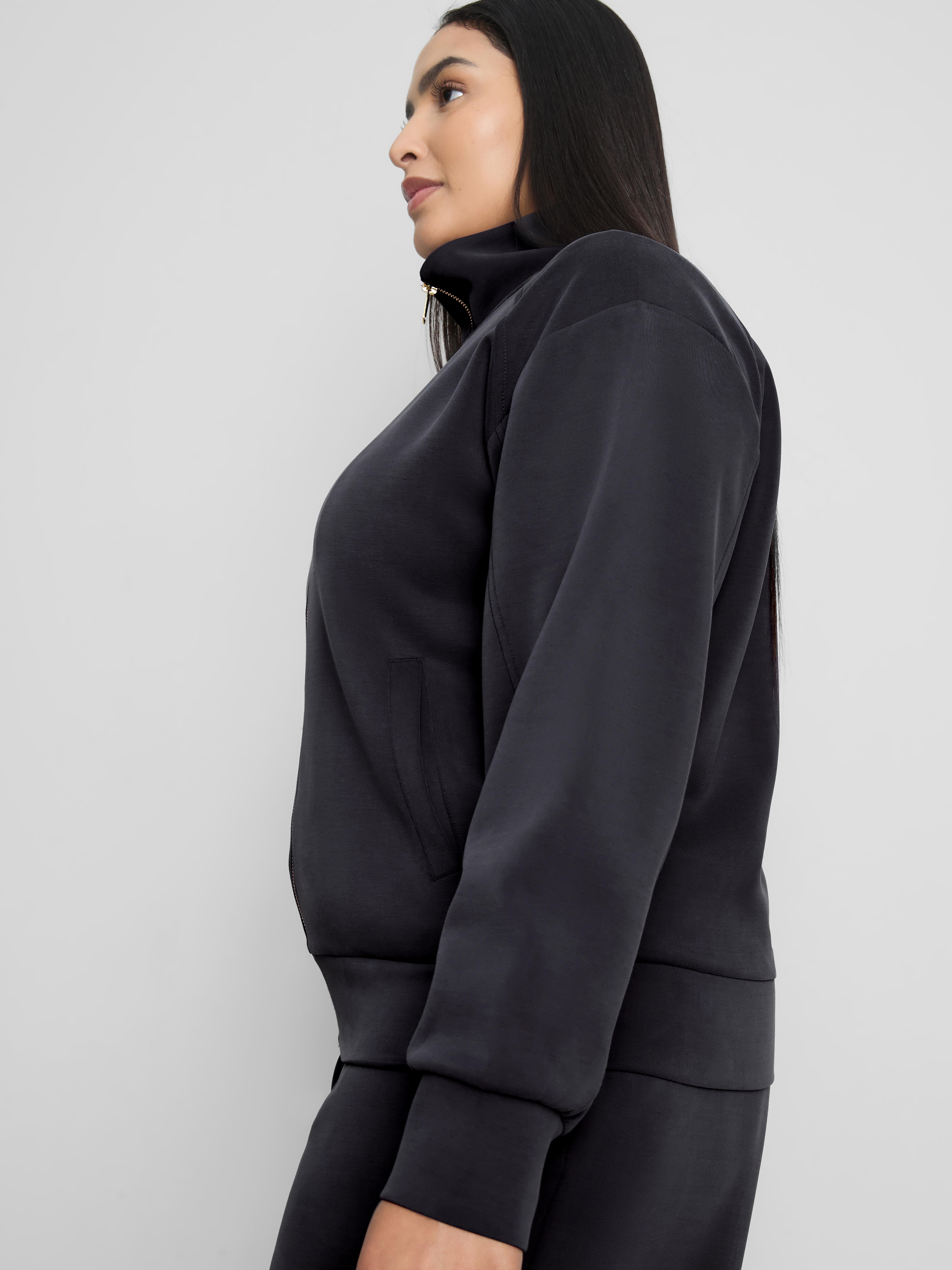 By Coleen Modal Blend High Neck Sweatshirt