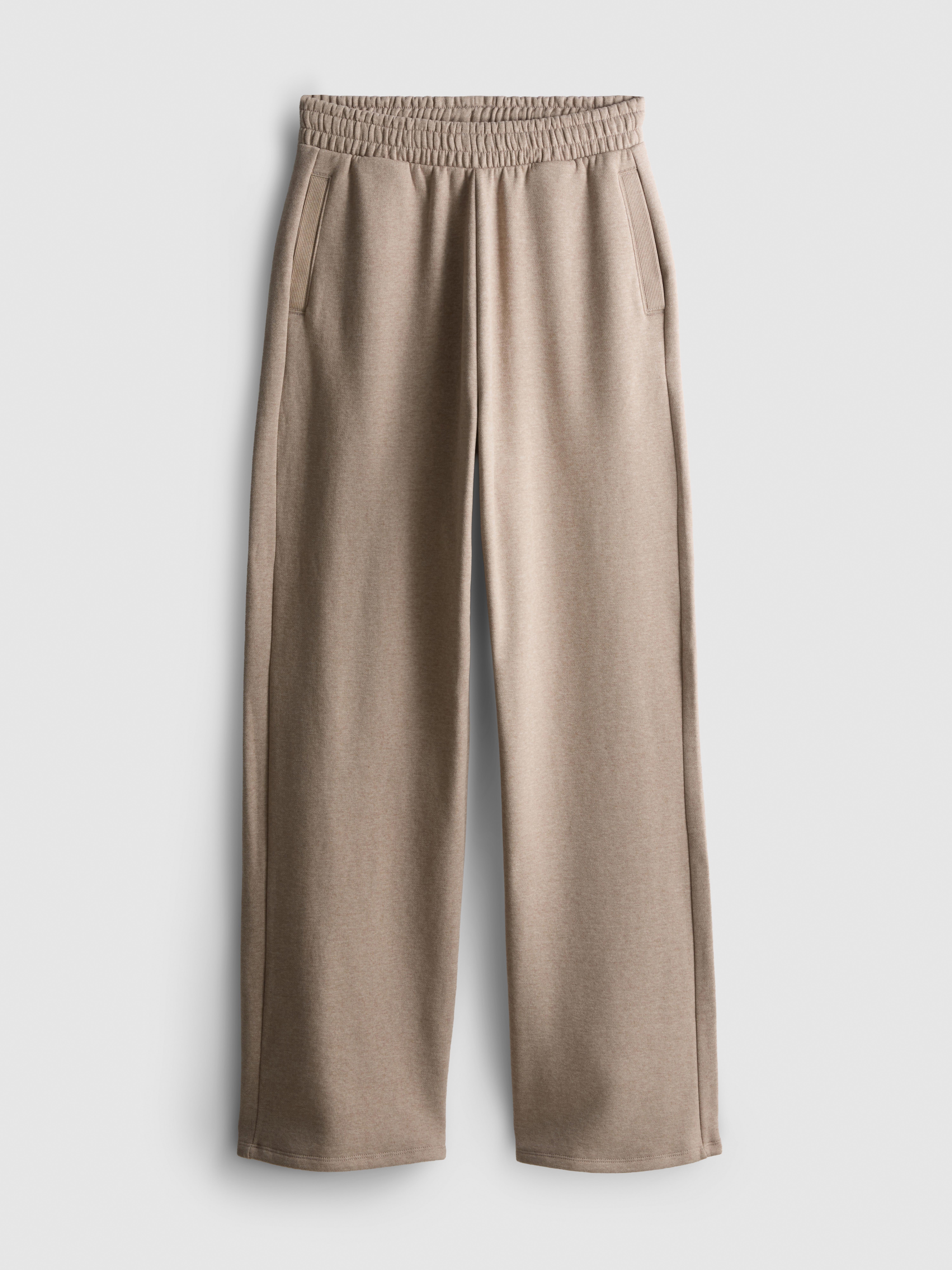 Women's Taupe Cotton Rich Wide Leg Sweatpants | Primark