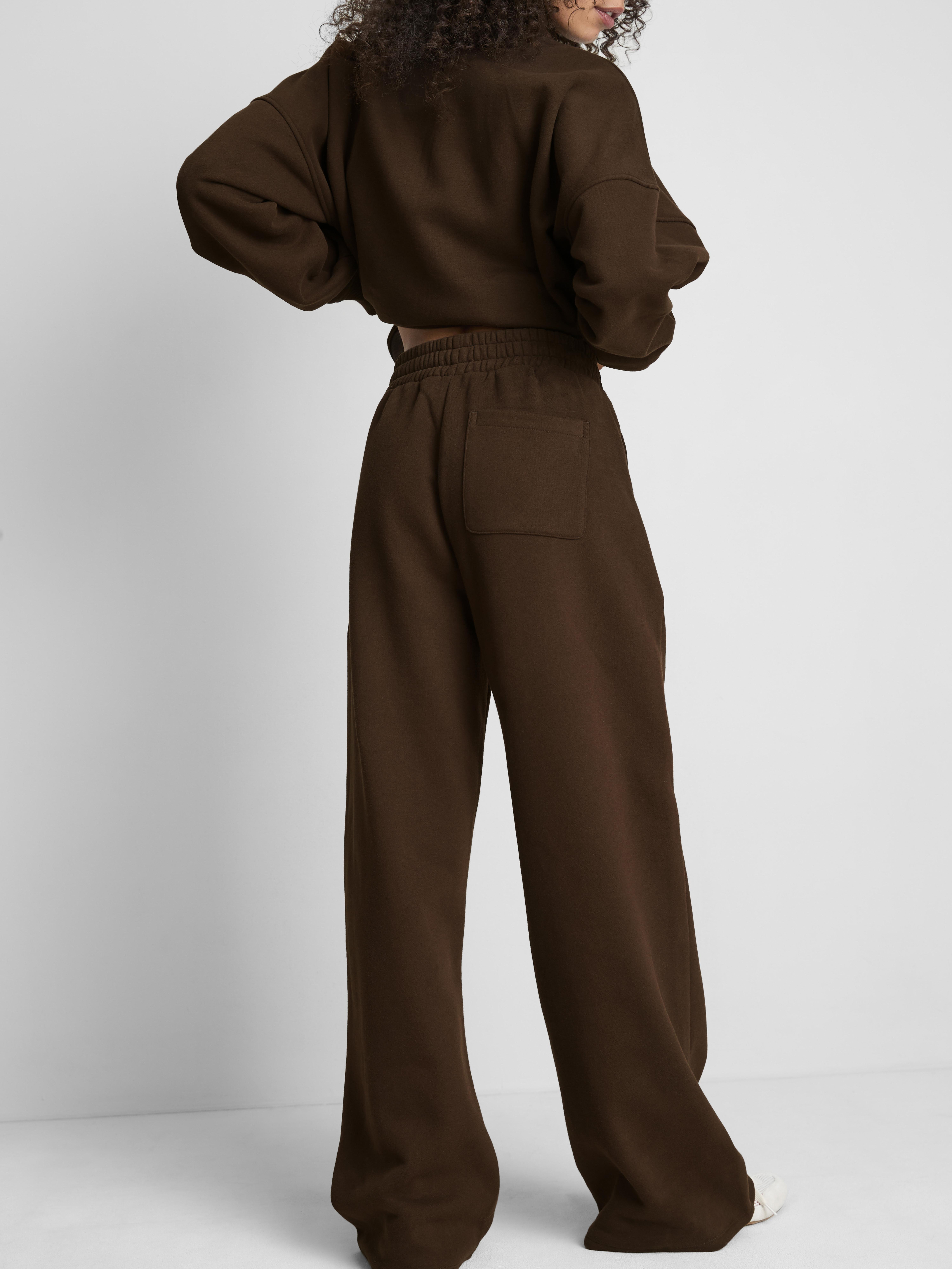 Cotton Rich Wide Leg Sweatpants