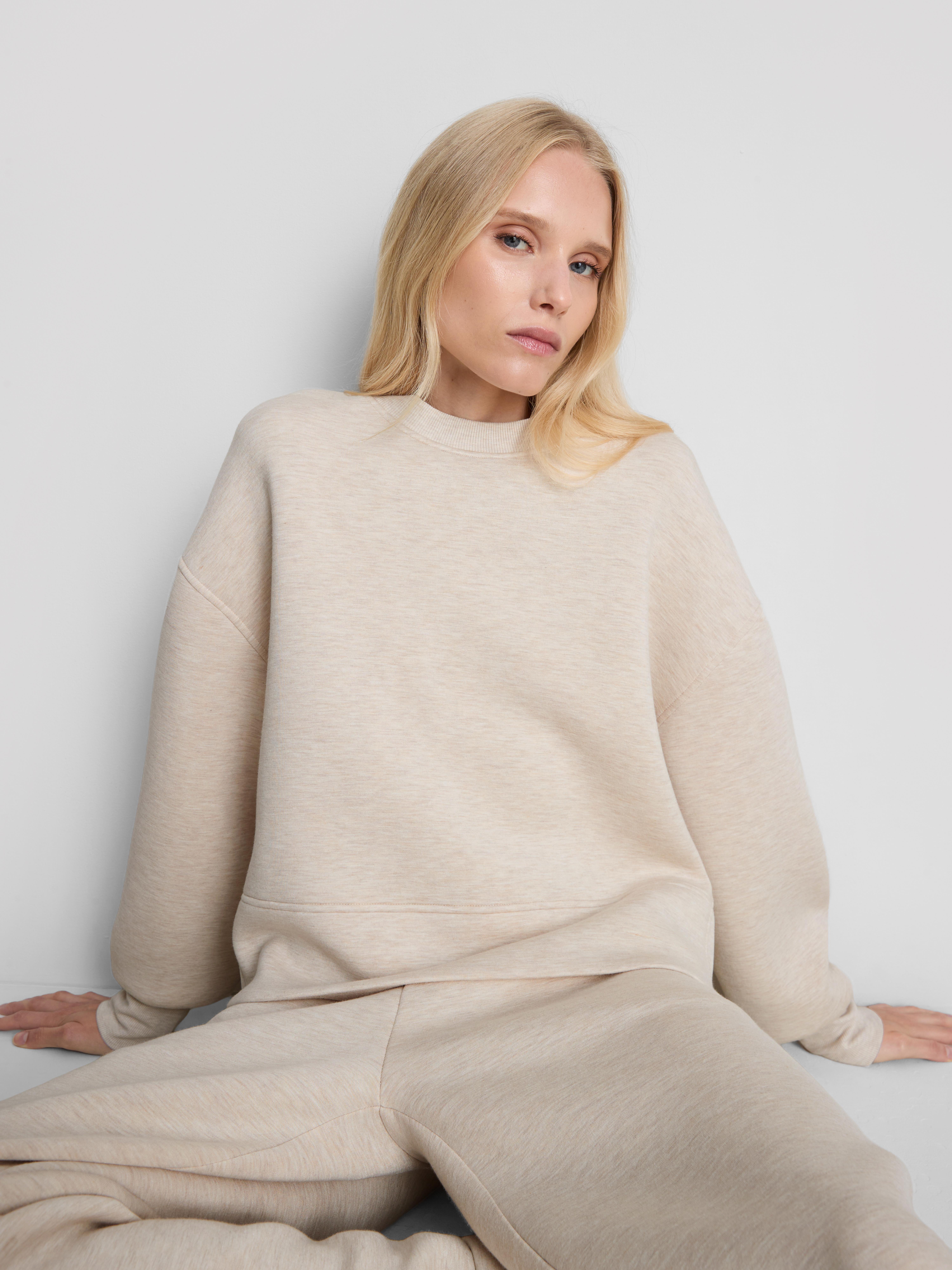 By Coleen Curved Hem Sweatshirt
