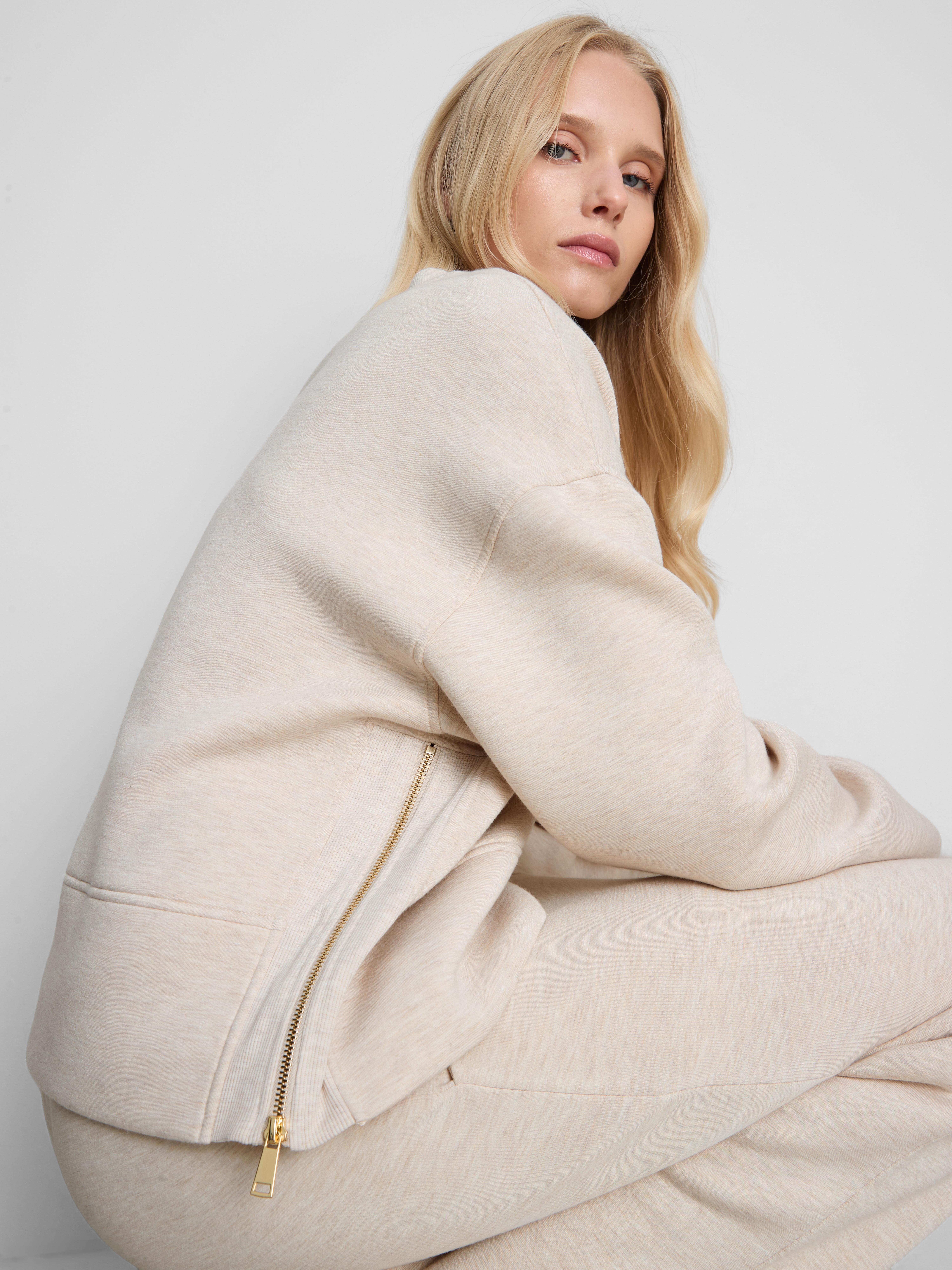 By Coleen Curved Hem Sweatshirt
