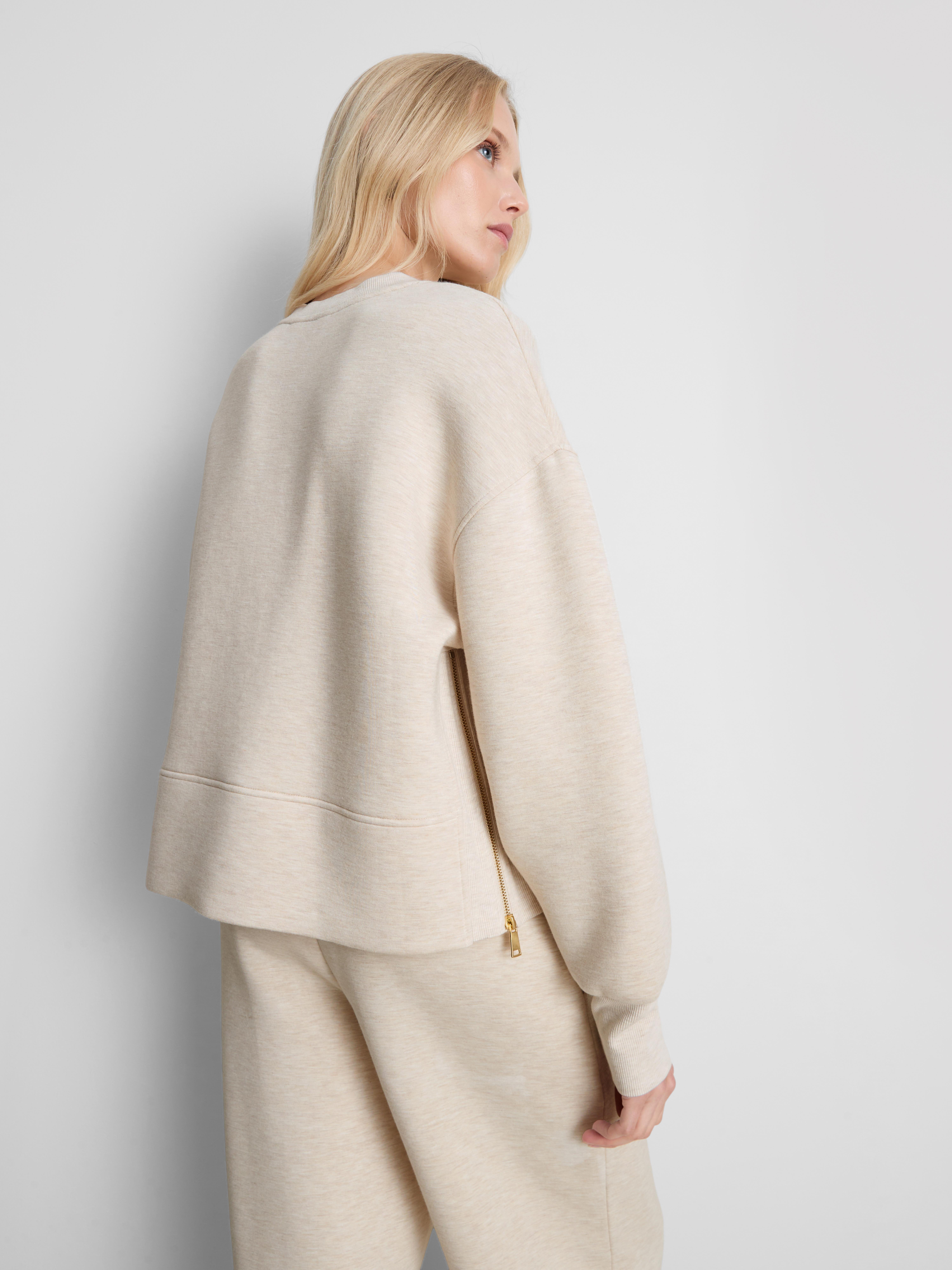 By Coleen Curved Hem Sweatshirt