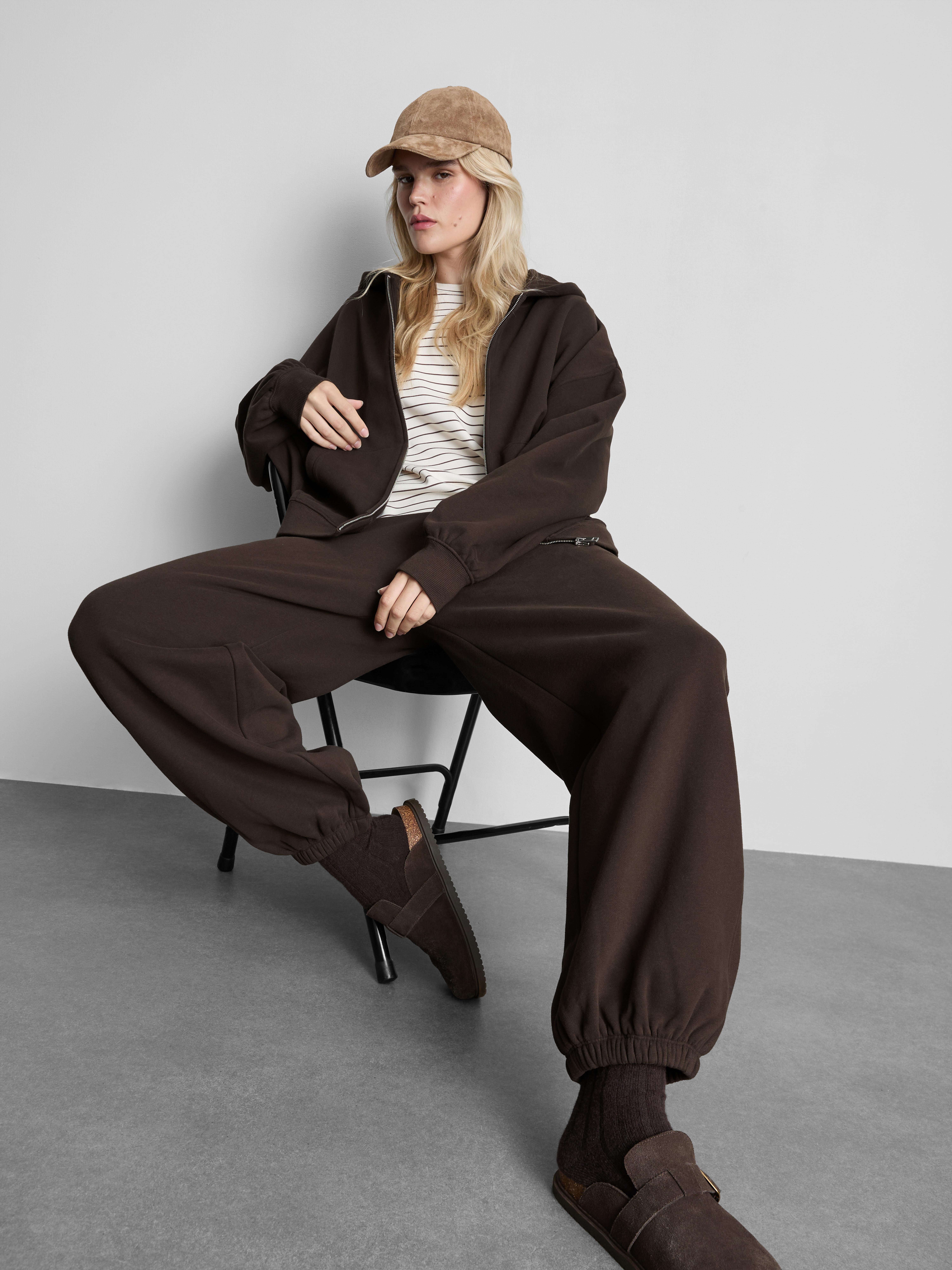 Cotton Rich Zip Through Hoodie