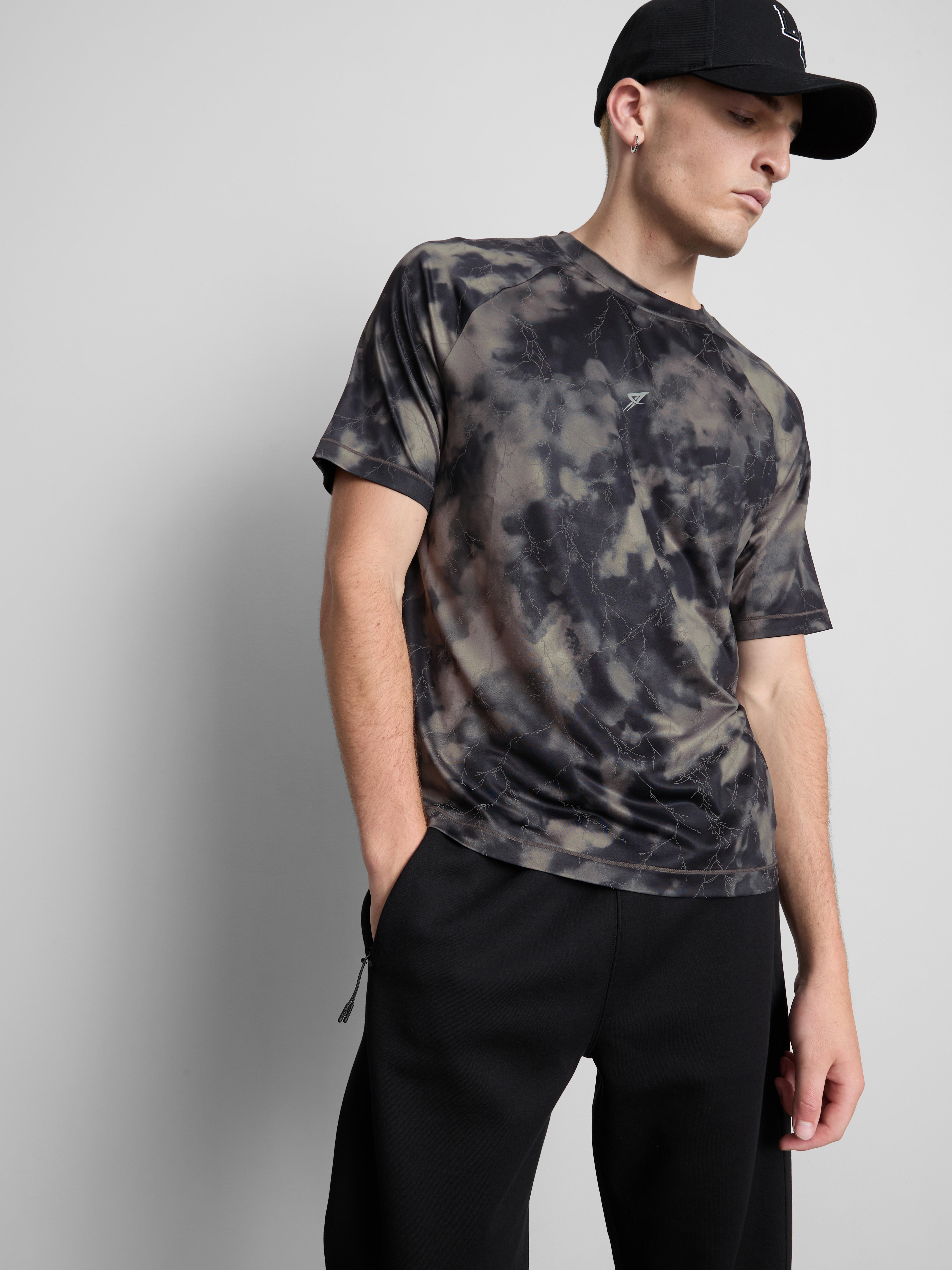 Fitness-T-Shirt mit Print