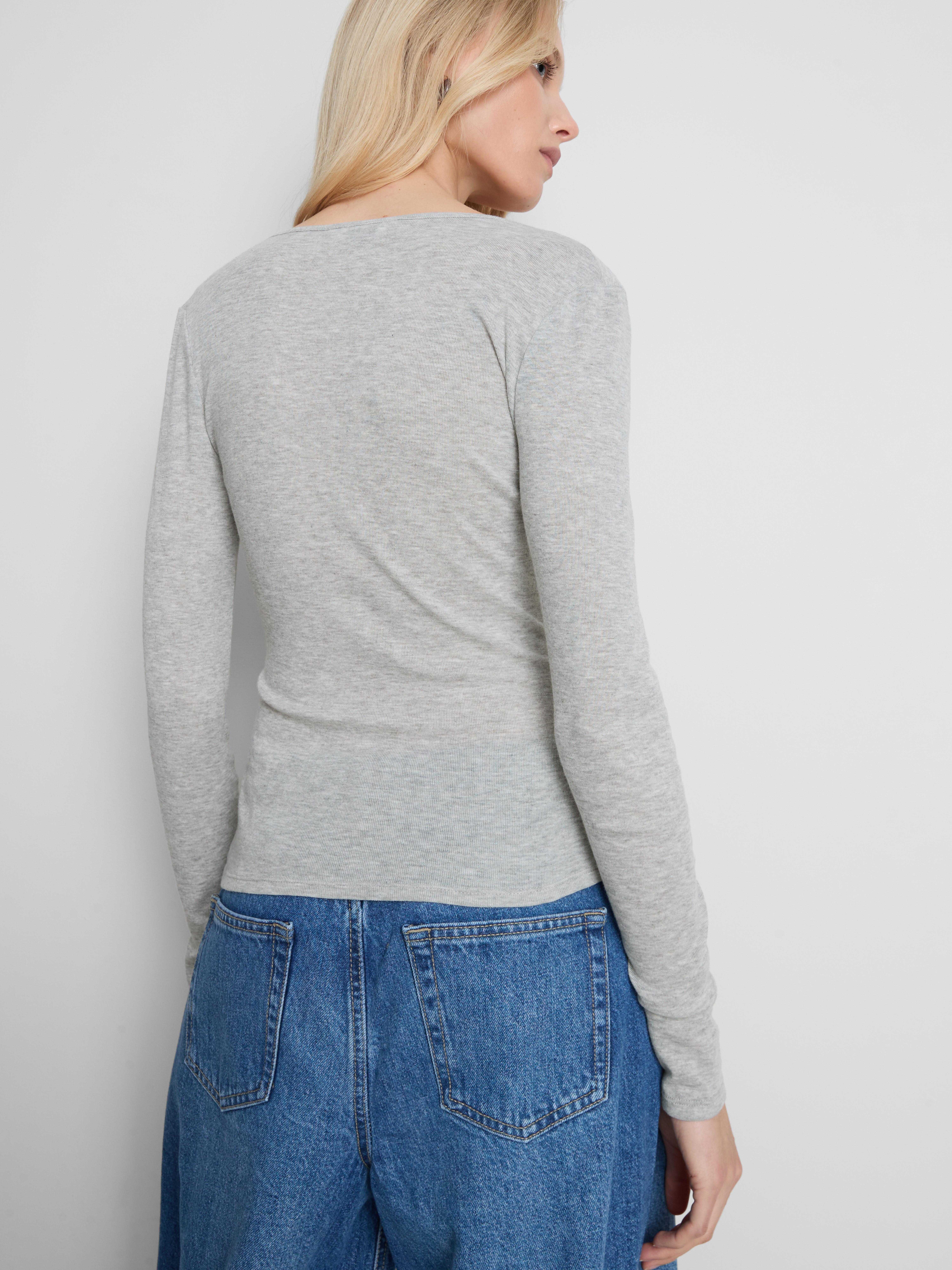 „By Coleen“ Cardigan aus Baumwollmischung mit Spitzenbesatz
