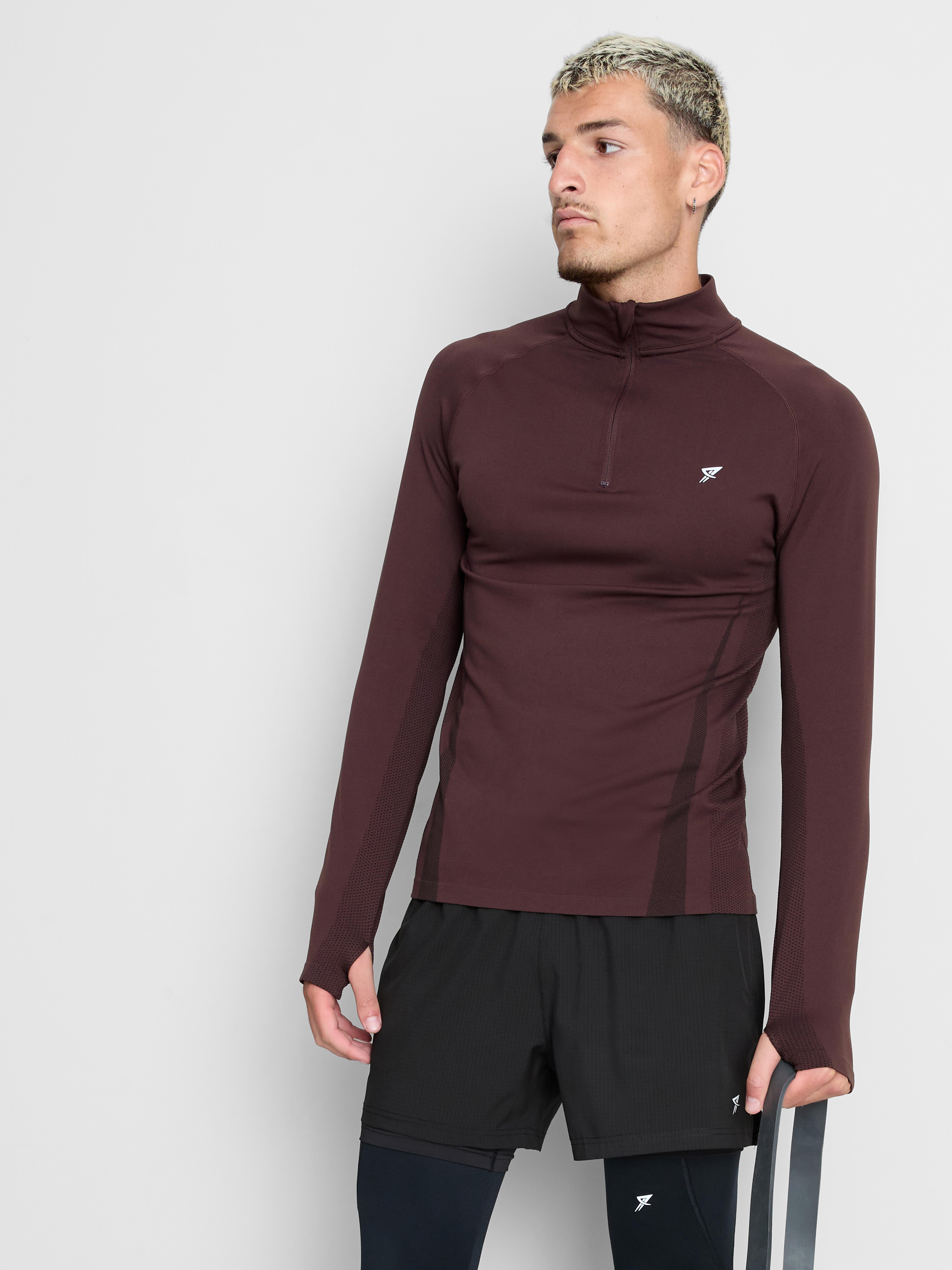 Quarter Zip Gym Top