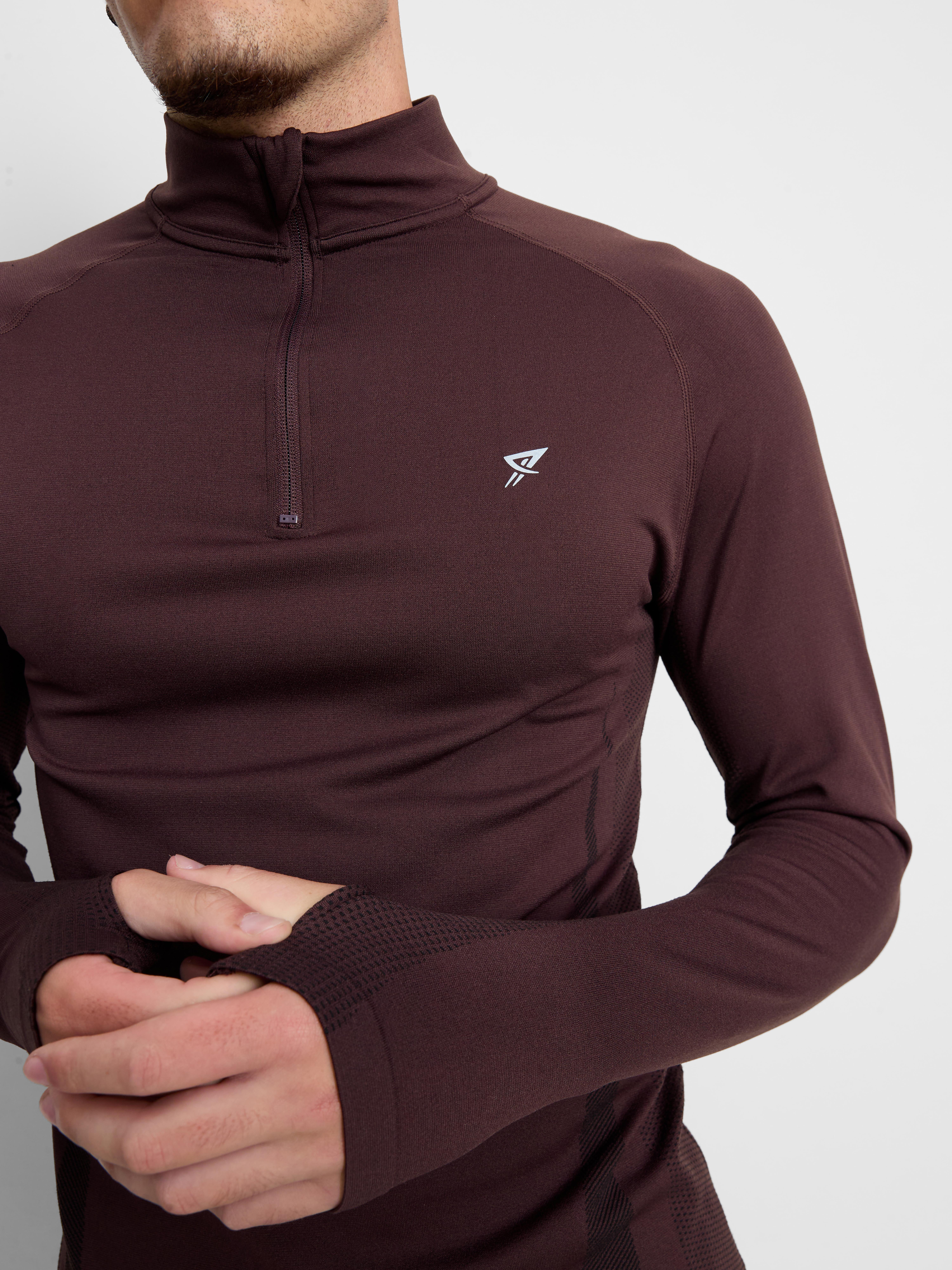 Quarter Zip Gym Top