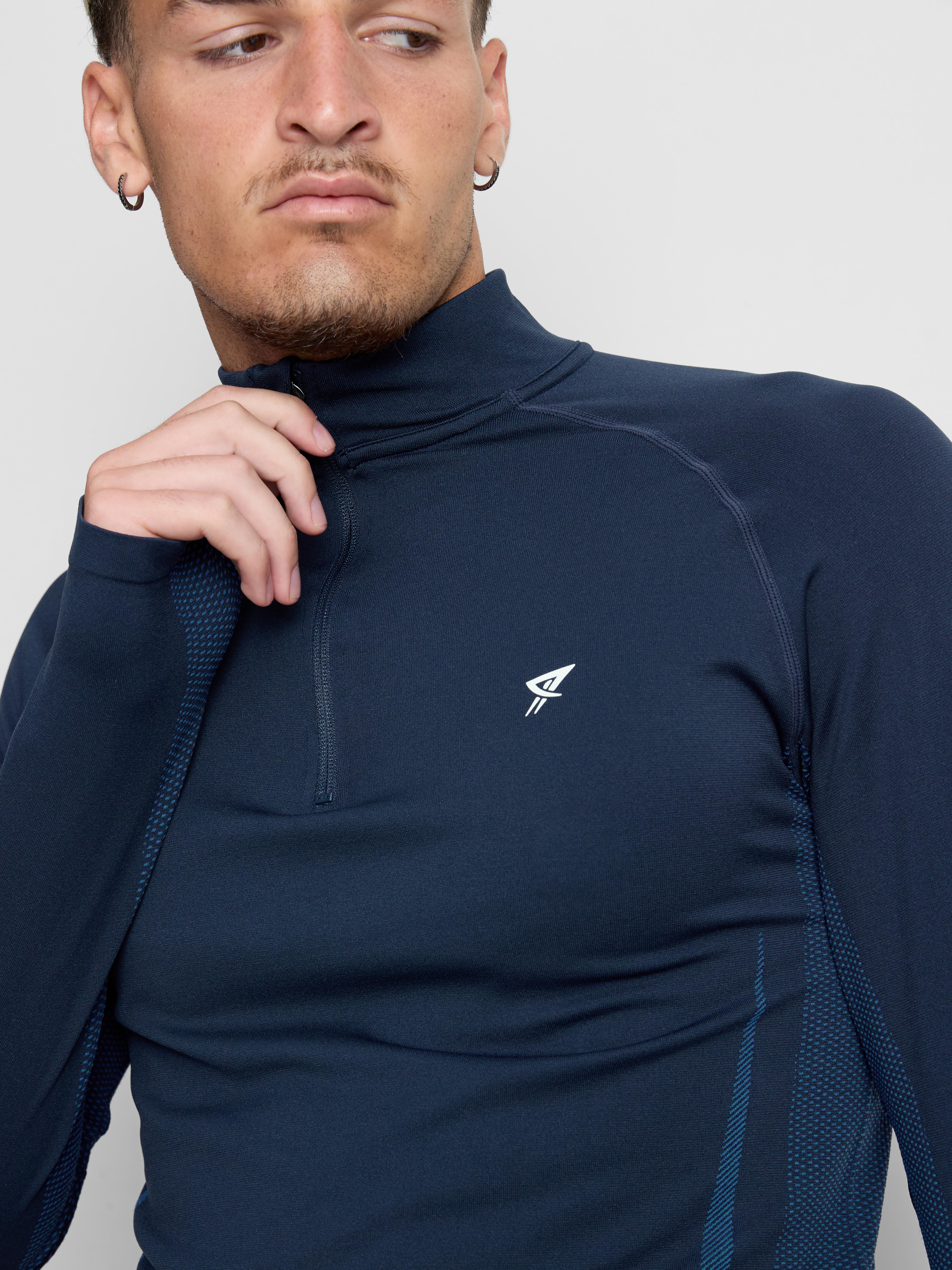 Quarter Zip Gym Top