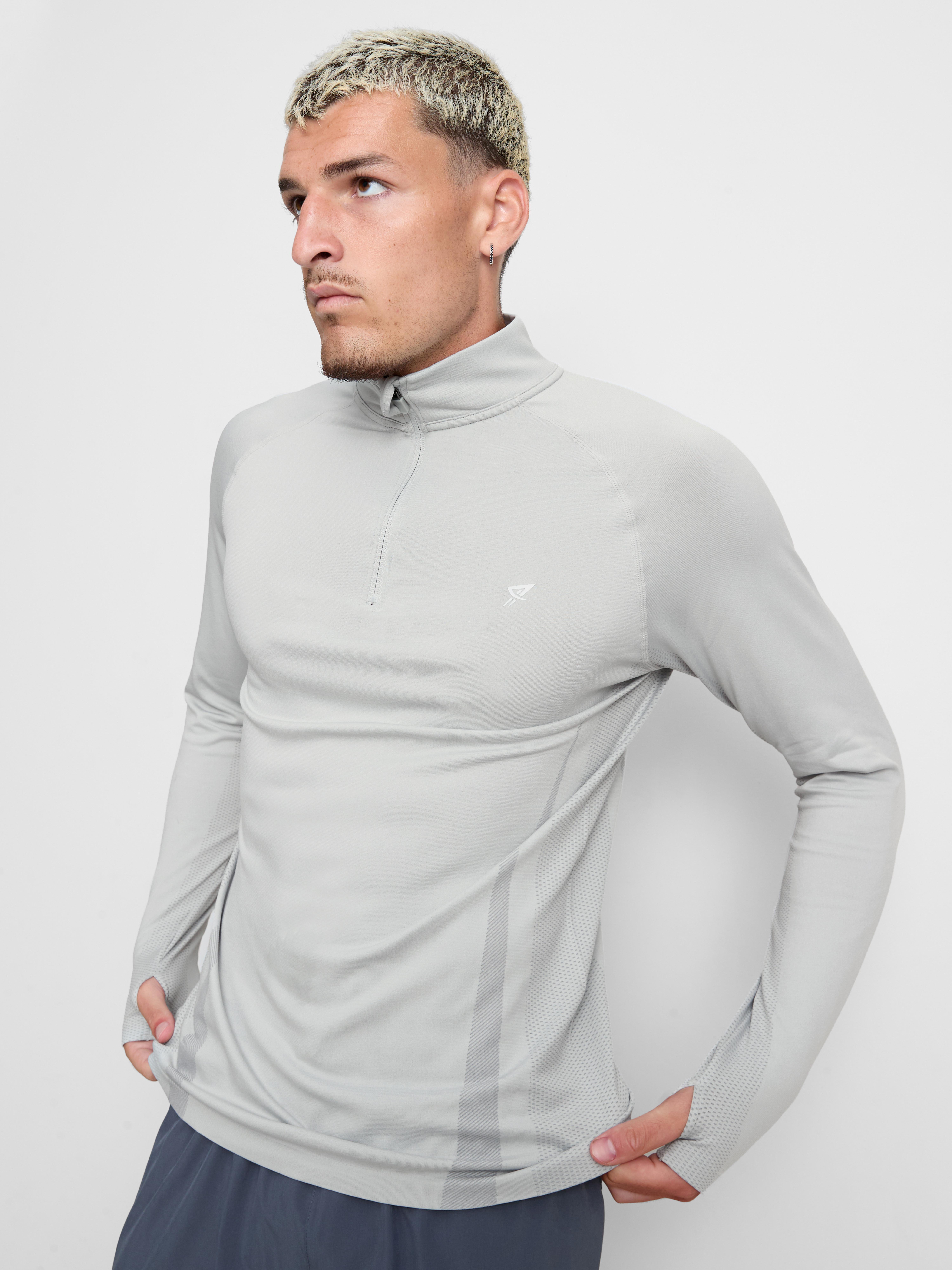 Quarter Zip Gym Top