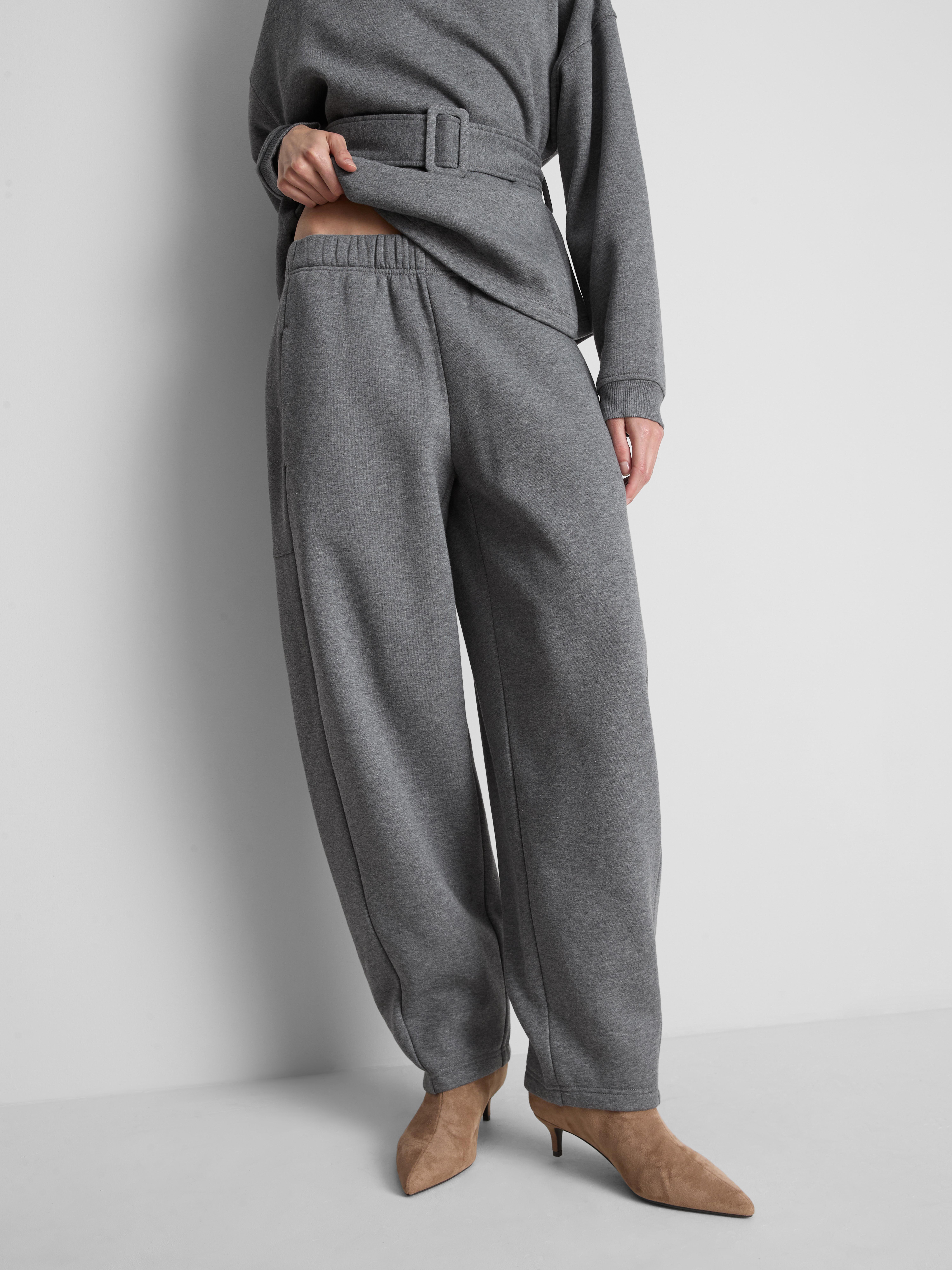 Bas de jogging barrel en coton majoritaire By Coleen