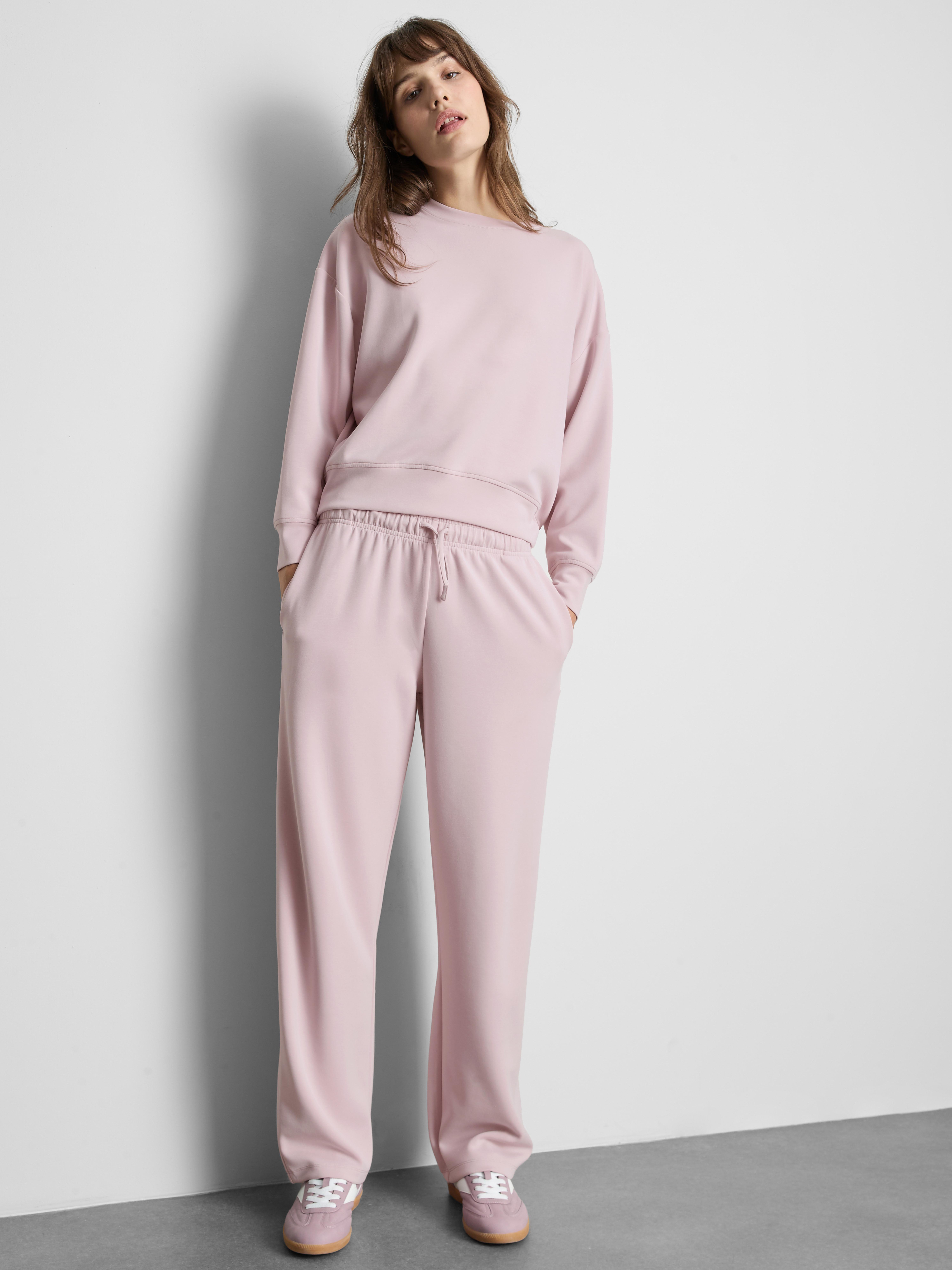 Modal Blend Crew Neck Sweatshirt