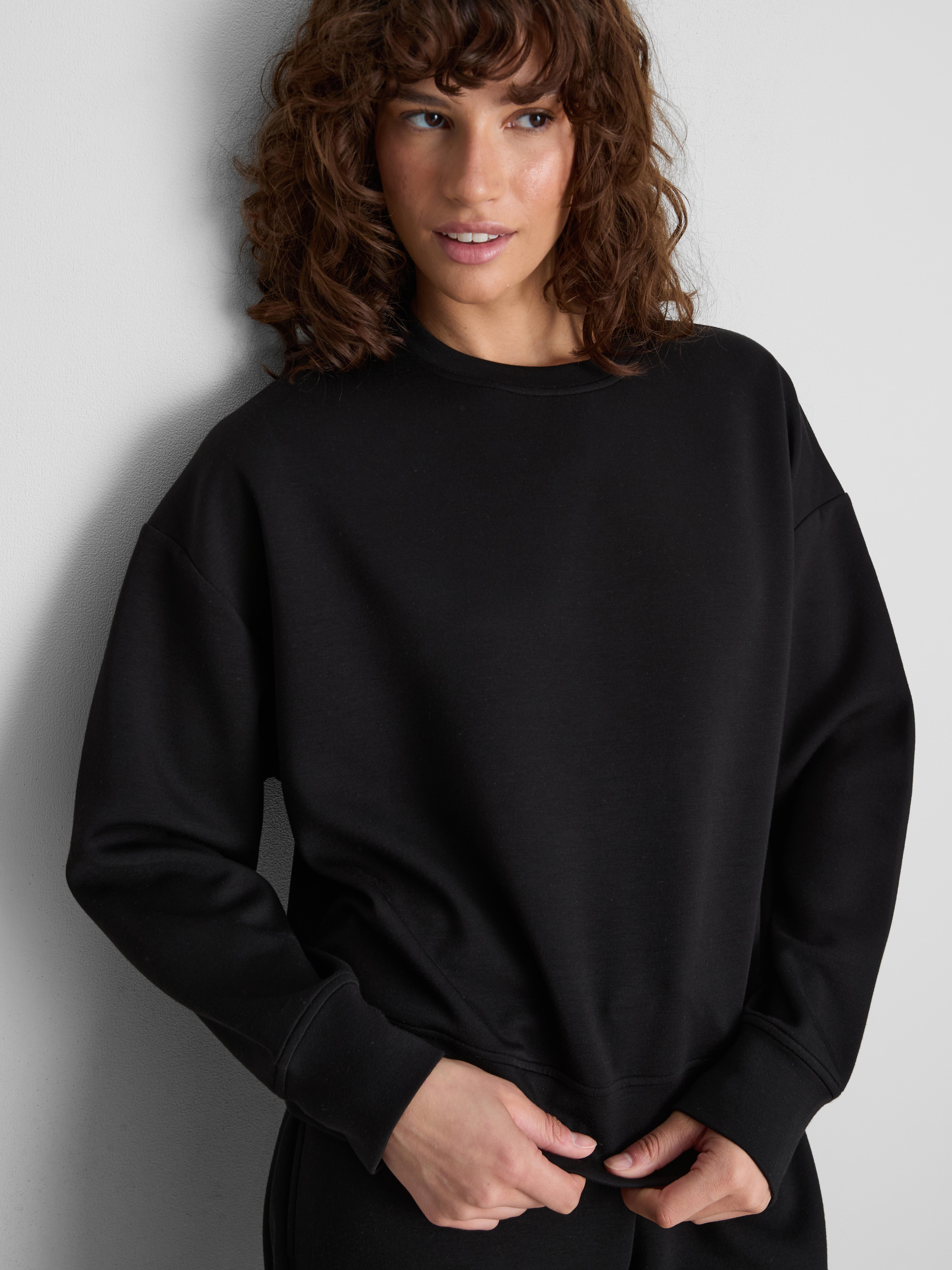 Modal Blend Crew Neck Sweatshirt