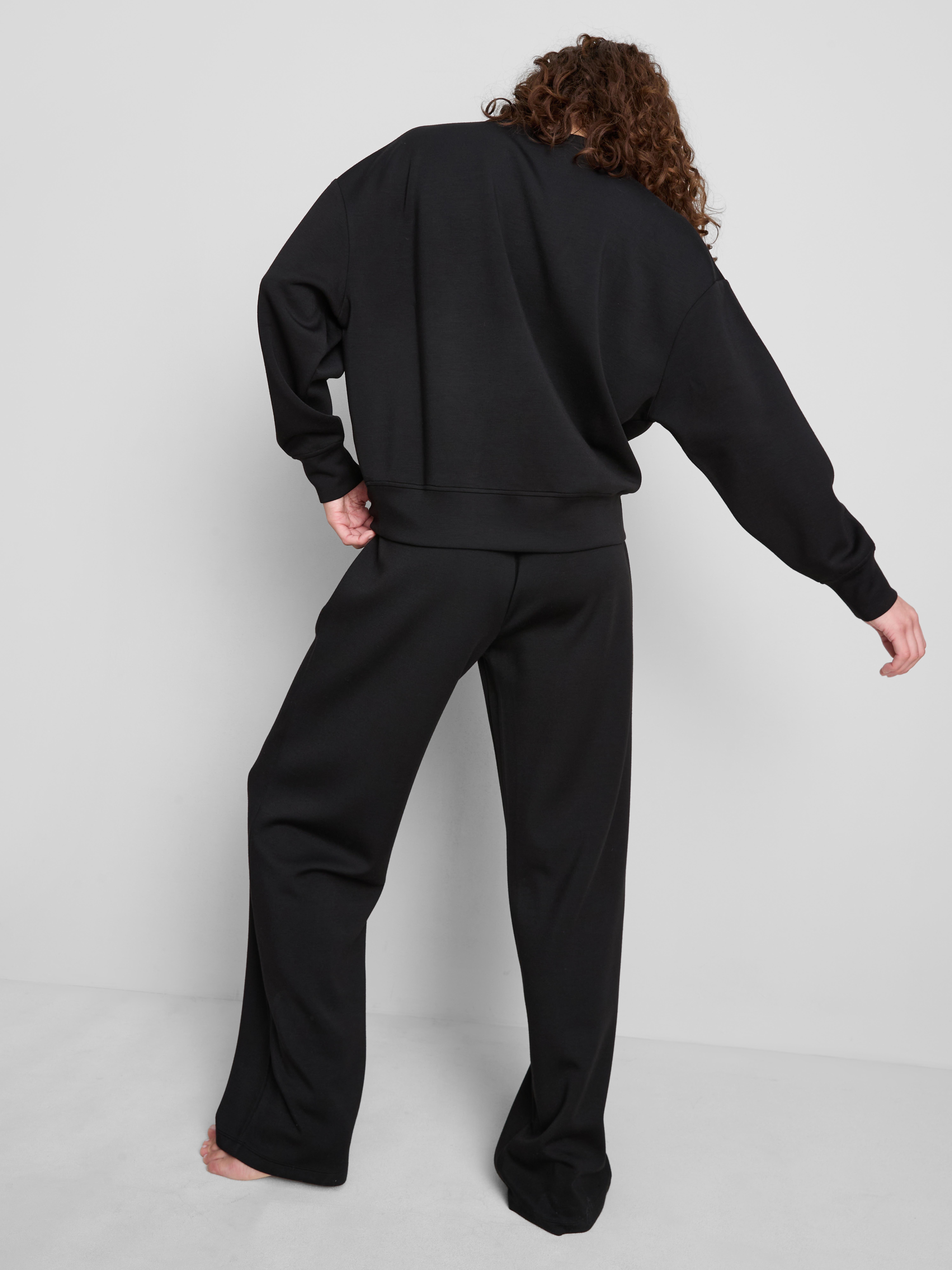 Modal Blend Crew Neck Sweatshirt